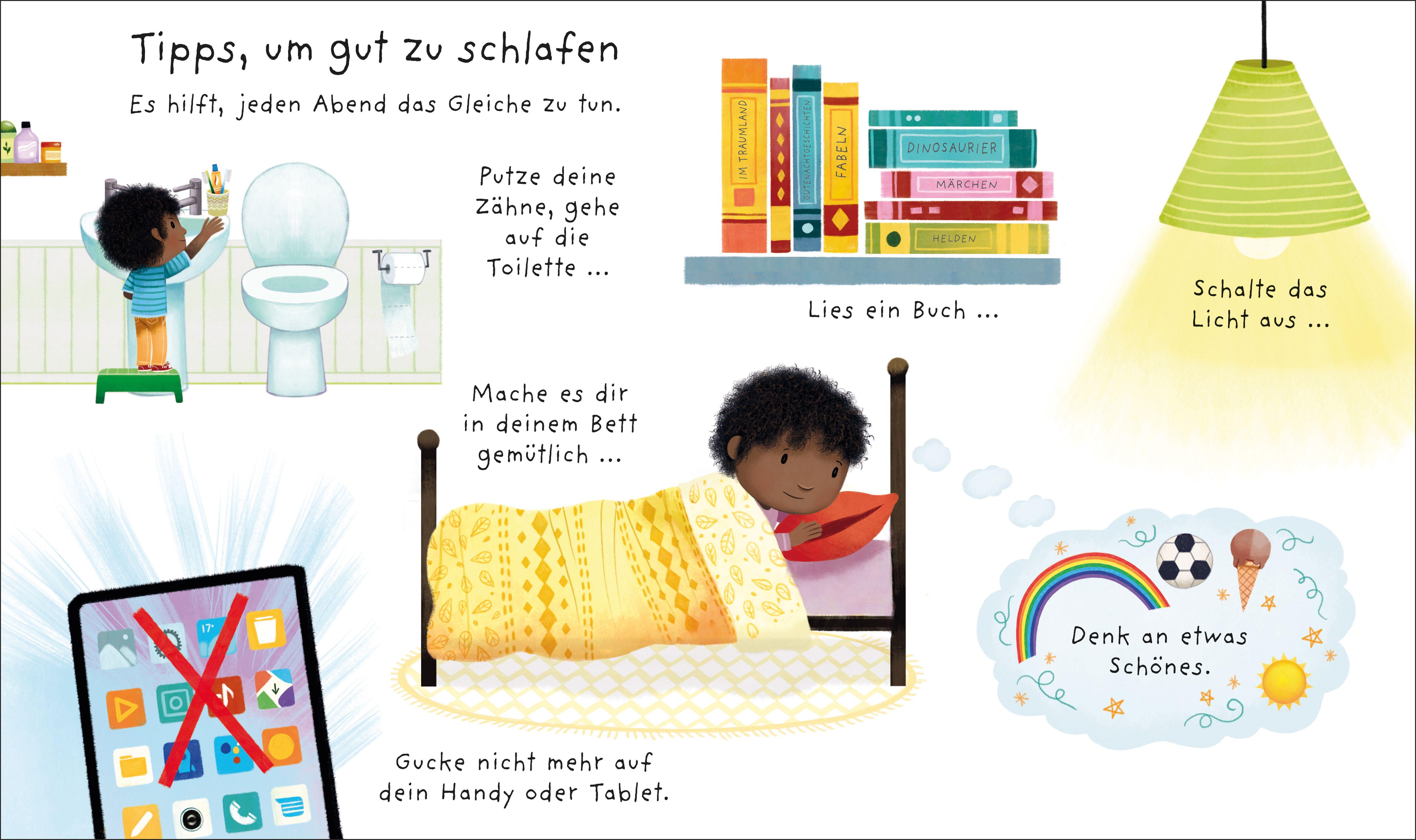 Beispielinhalt (Bild) Warum muss ich ins Bett?