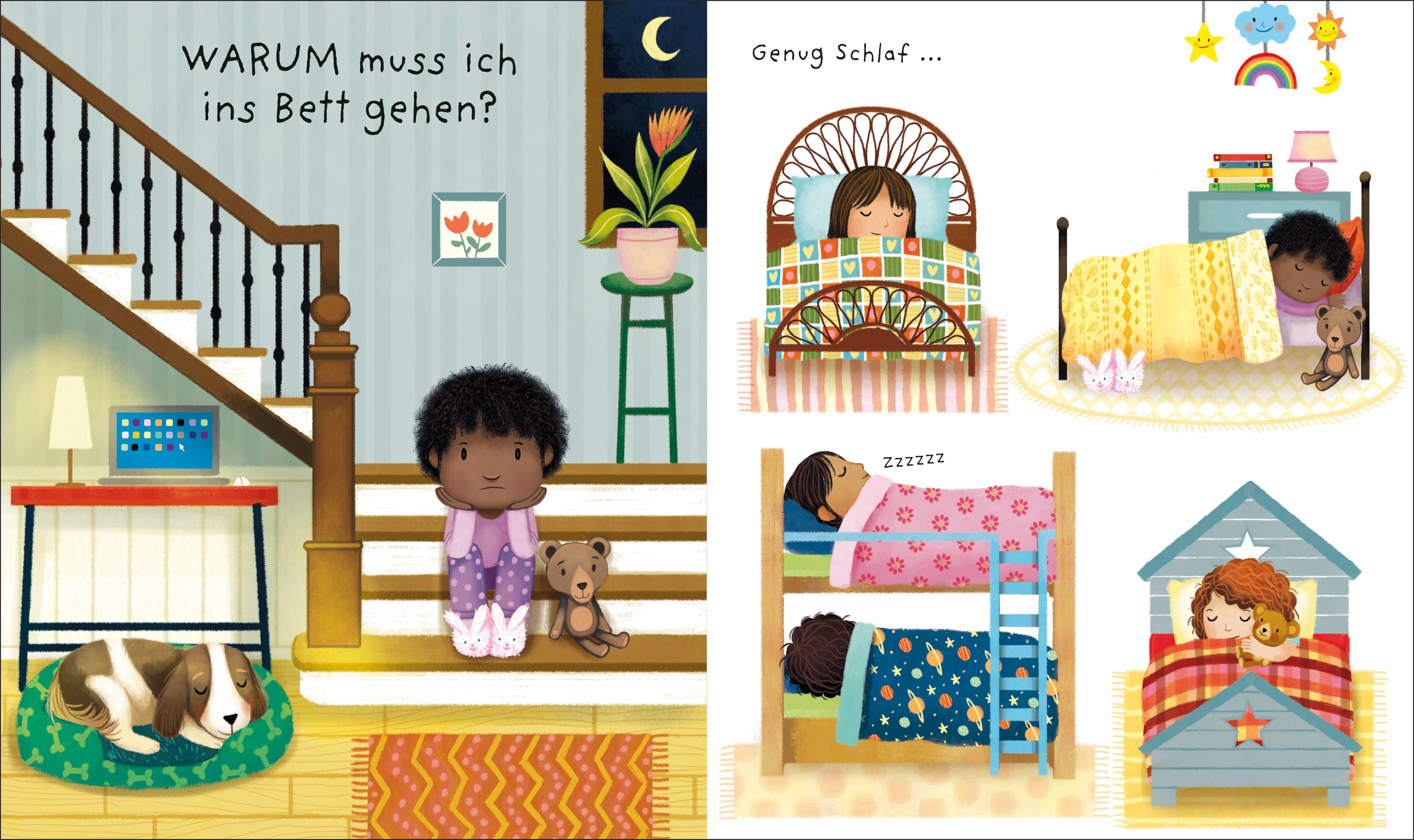 Beispielinhalt (Bild) Warum muss ich ins Bett?
