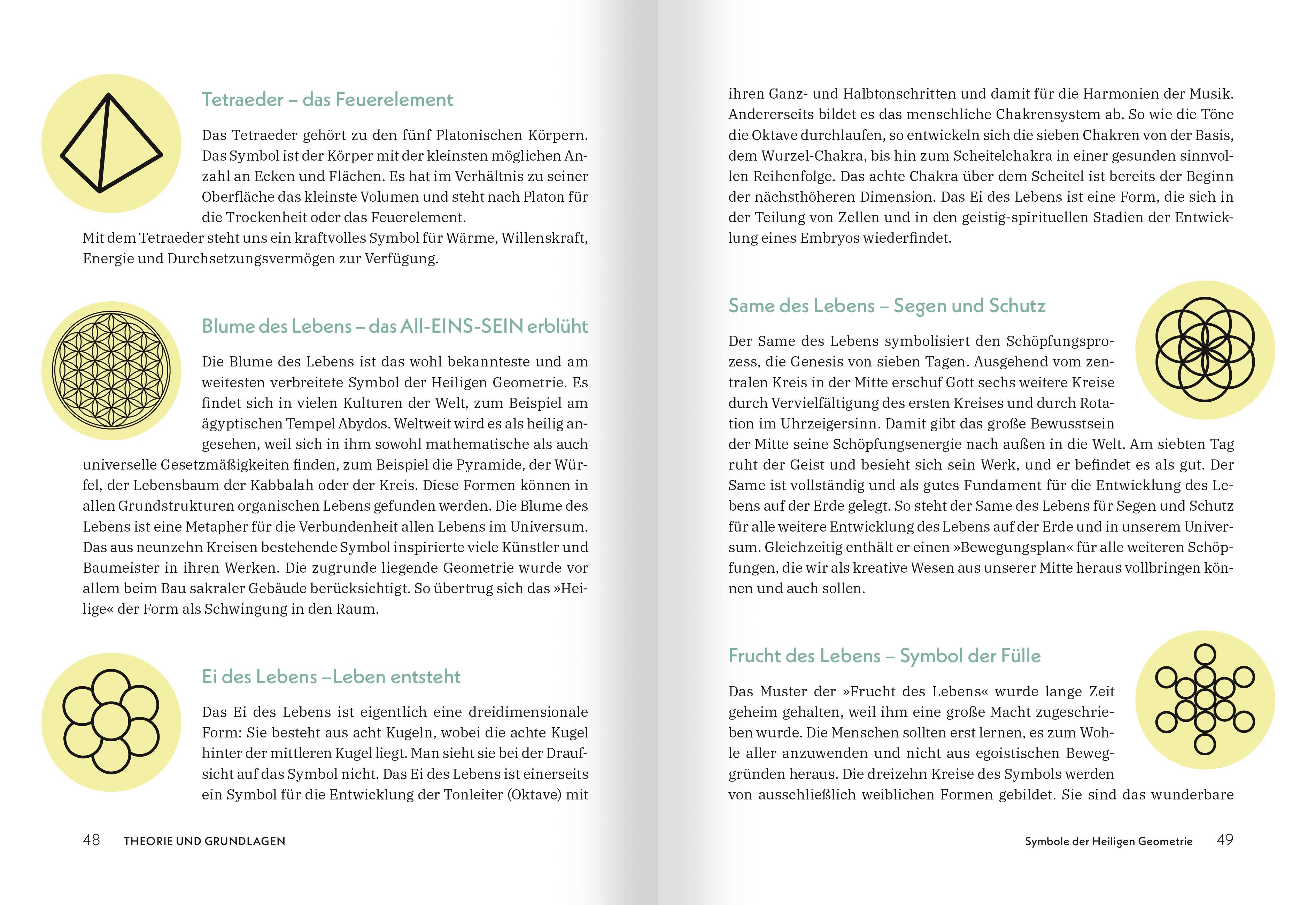 Beispielinhalt (Bild) Medizin zum Aufmalen: Heilen mit Zeichen und Symbolen. Das Basisbuch Neue Homöopathie