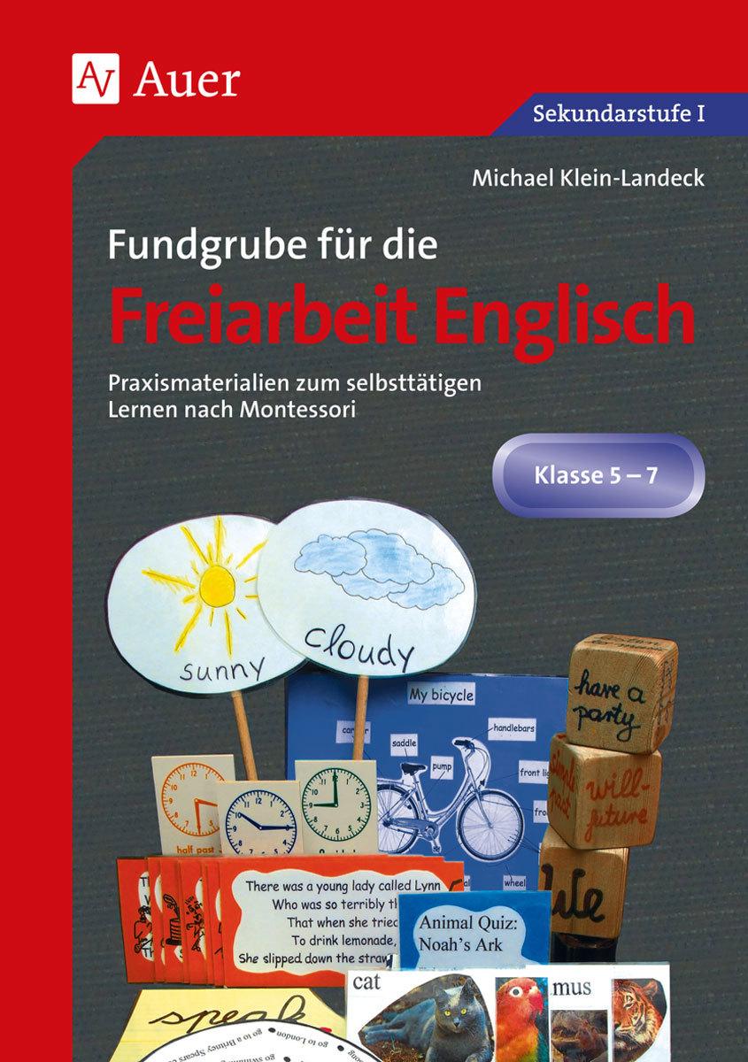 Vorderes Coverbild Fundgrube für die Freiarbeit Englisch