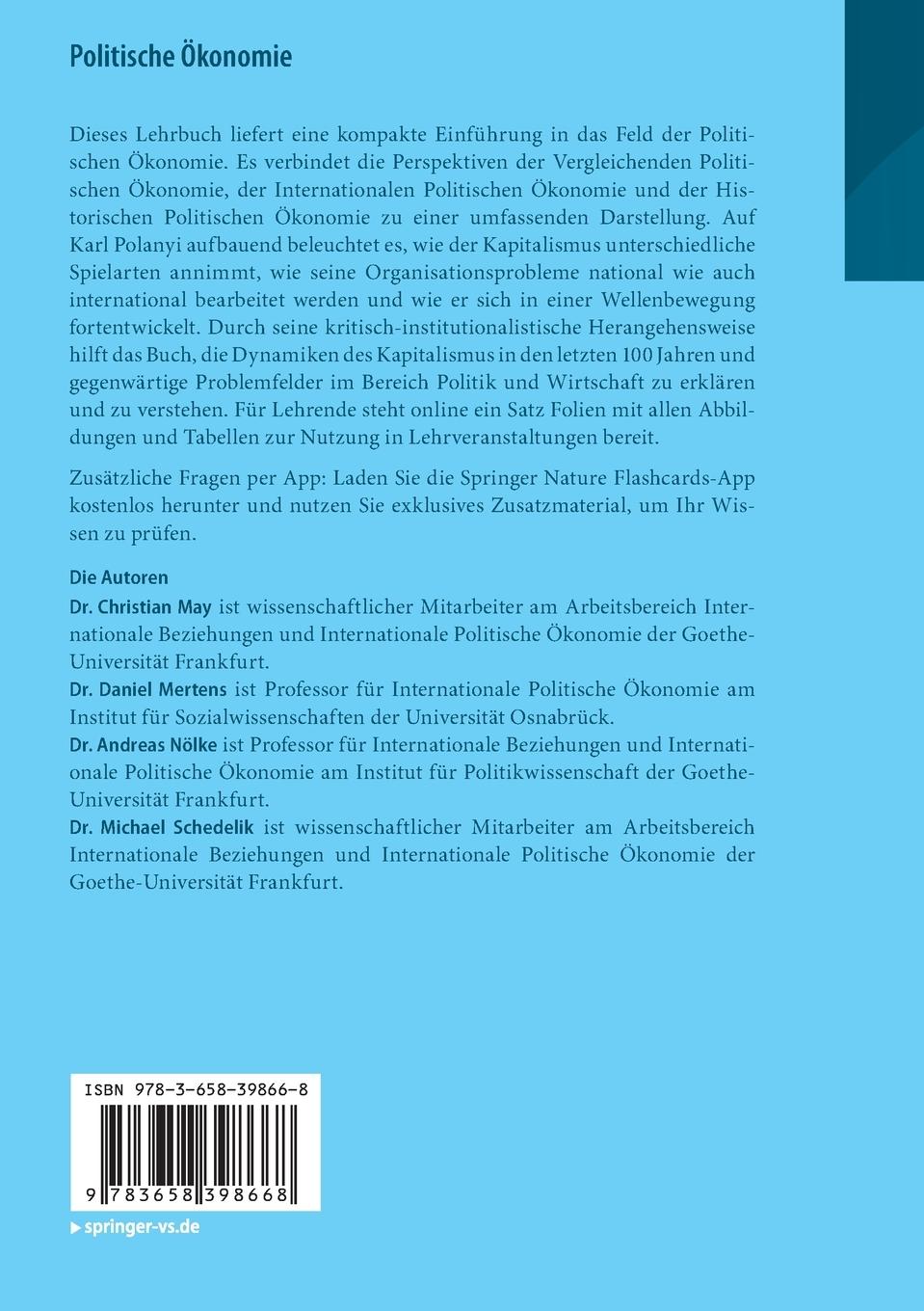 Rückseitencover Politische Ökonomie