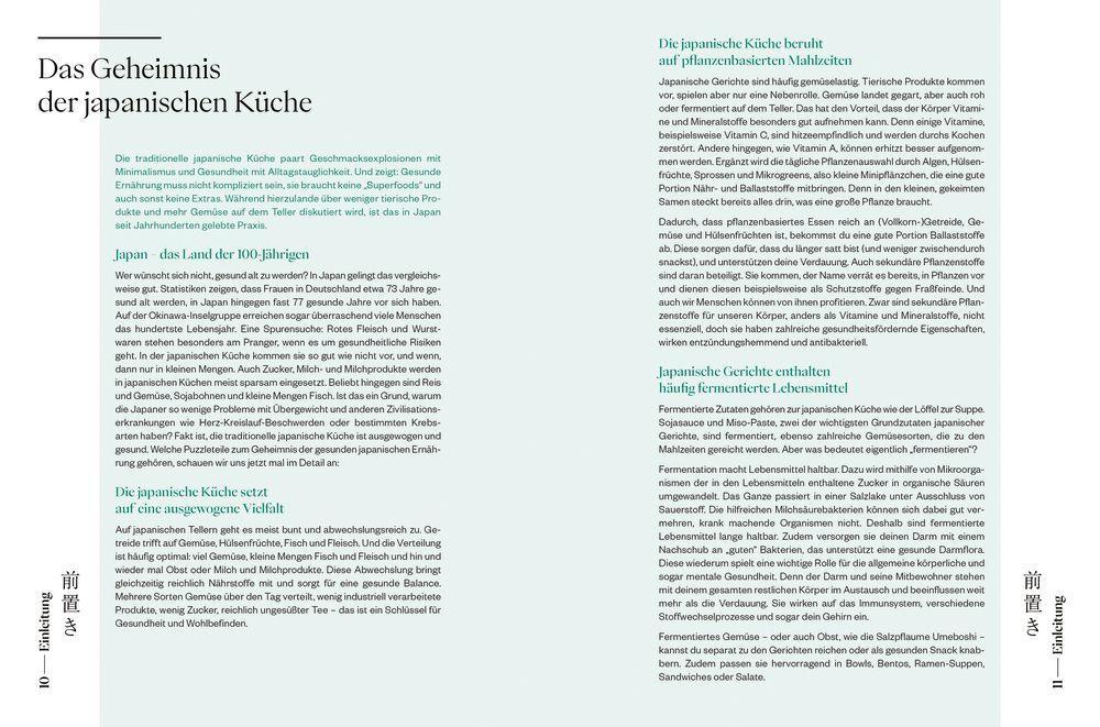 Beispielinhalt (Bild) Japan gesund