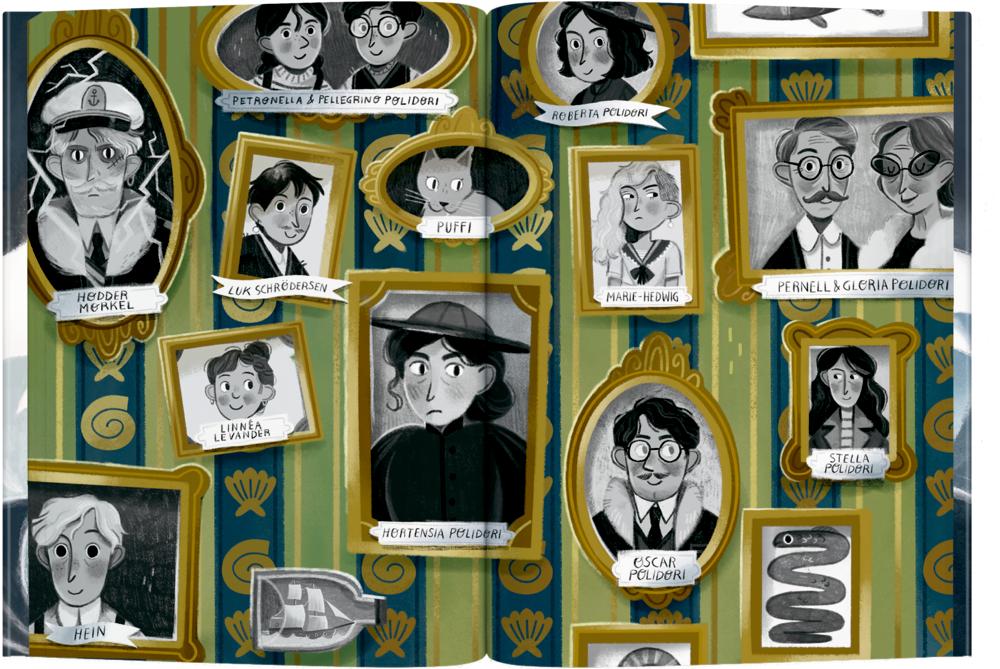 Beispielinhalt (Bild) Die Polidoris und der Pakt mit der Finsternis (Bd. 1)