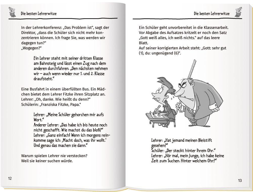 Beispielinhalt (Bild) Das große Buch der Mega-Schülerwitze