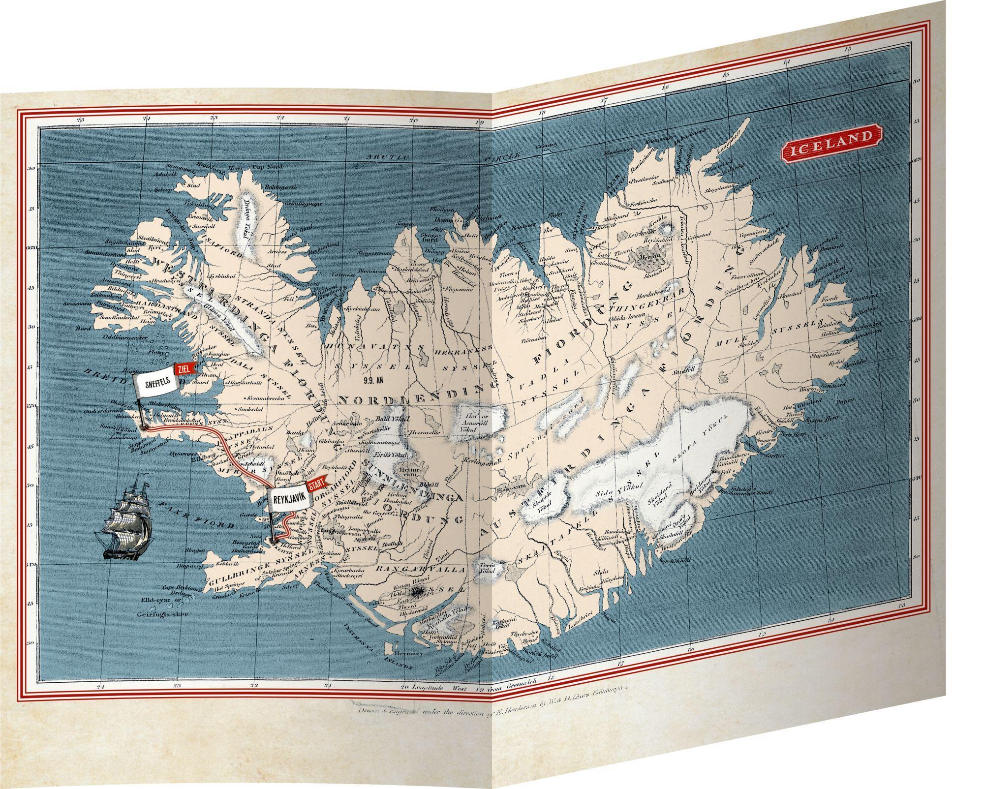 Beispielinhalt (Bild) Reise zum Mittelpunkt der Erde