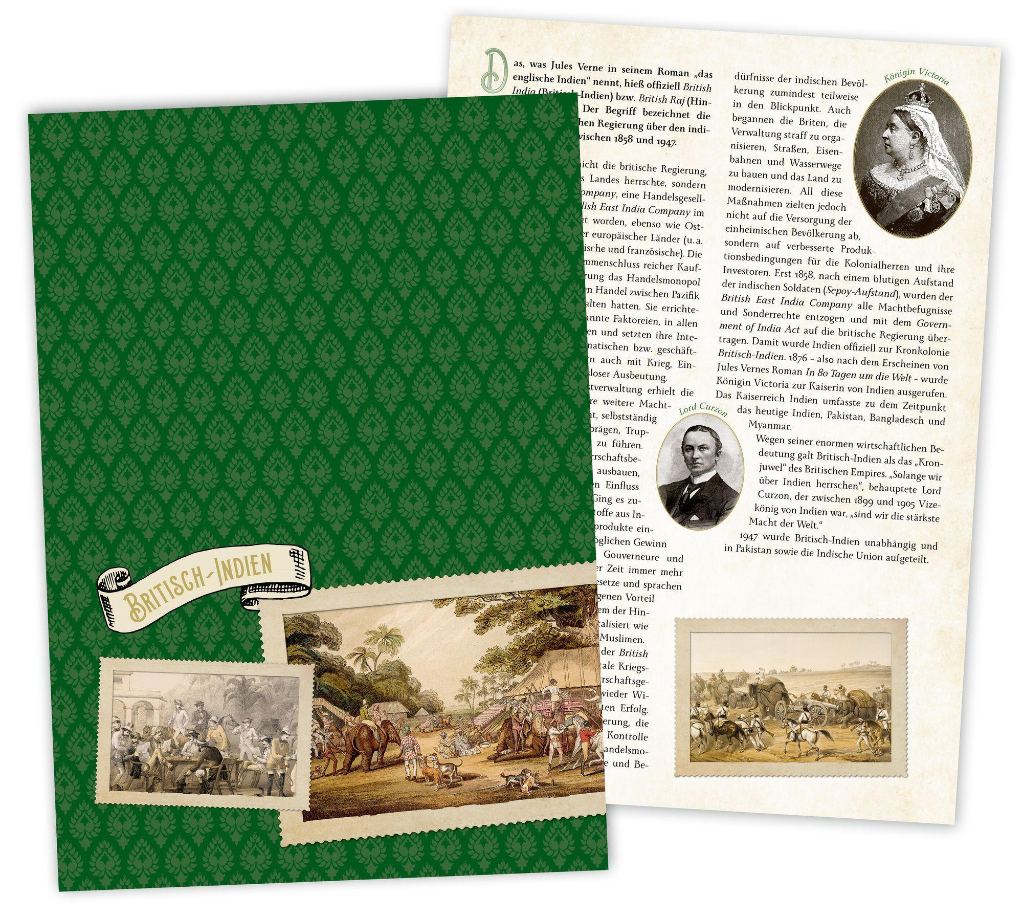 Beispielinhalt (Bild) In 80 Tagen um die Welt