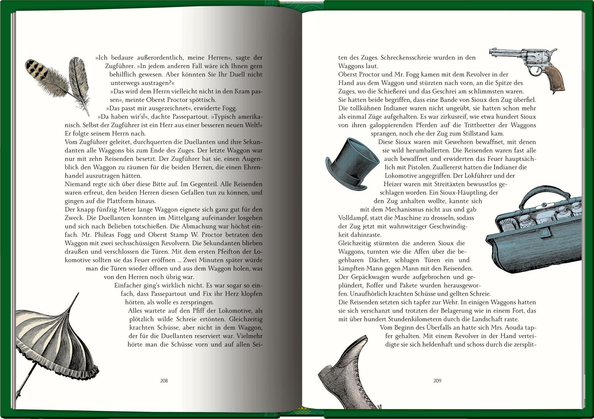 Beispielinhalt (Bild) In 80 Tagen um die Welt