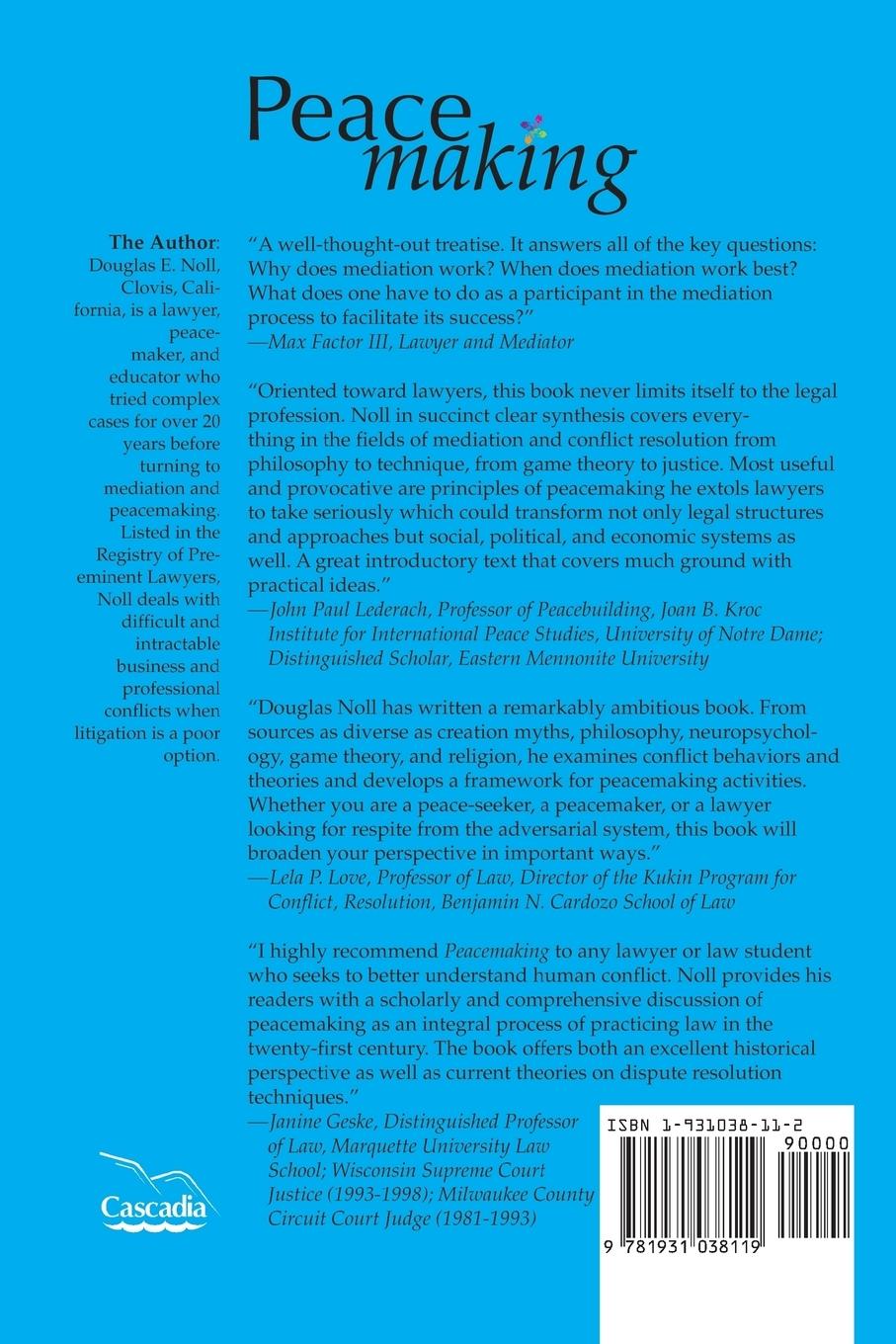 Rückseitencover Peacemaking