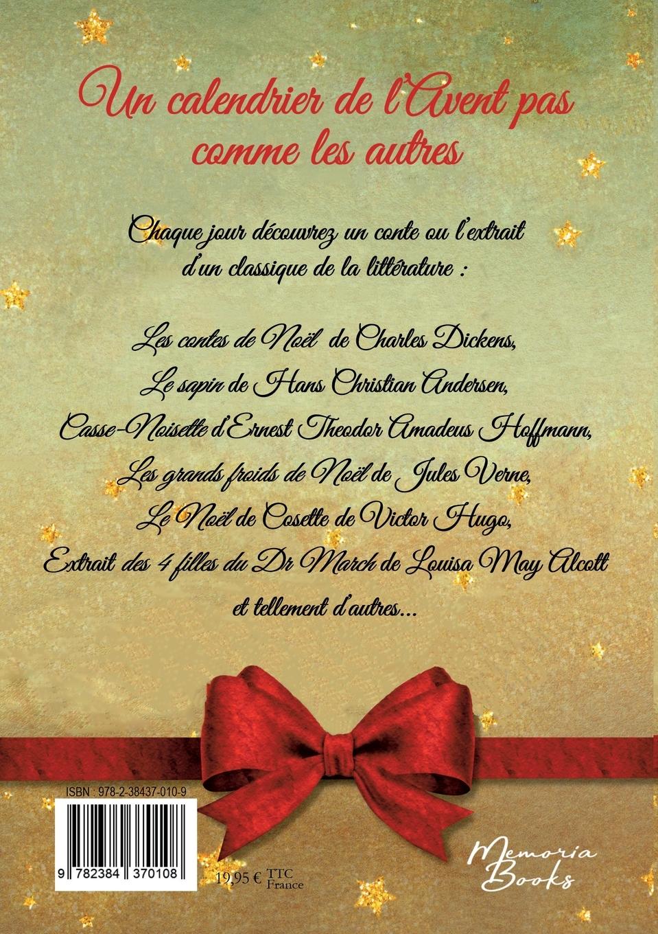 Rückseitencover 24 contes illustrés pour attendre Noël