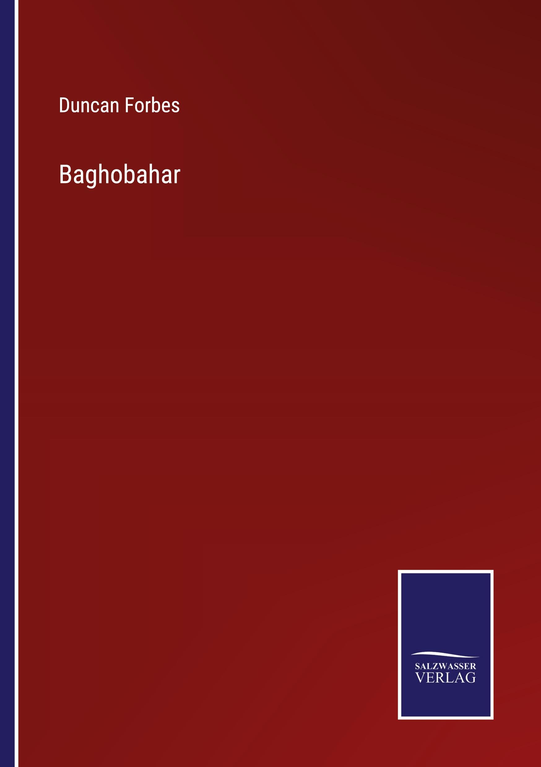 Vorderes Coverbild Baghobahar