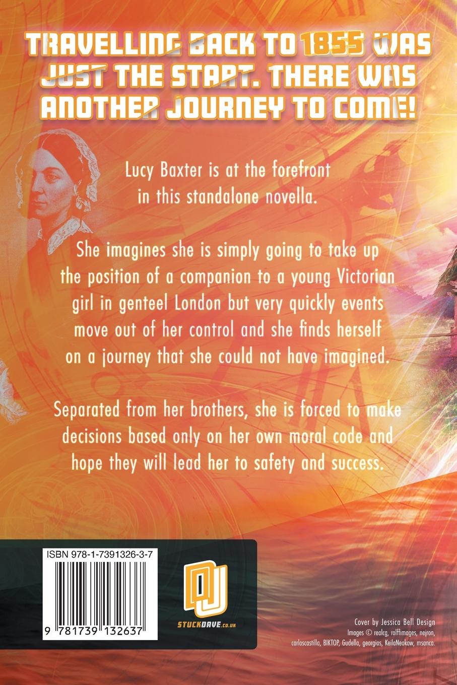 Rückseitencover Stuck 1855. Lucy Travels East