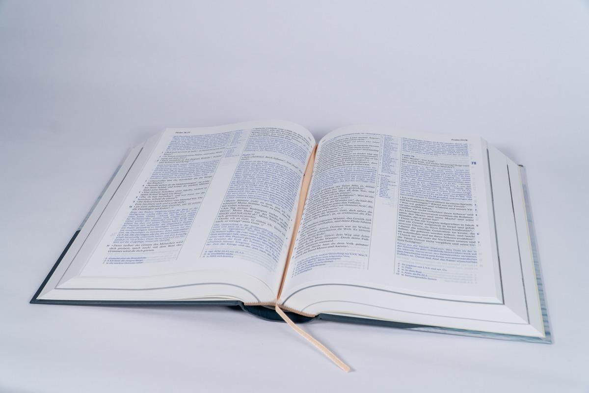 Beispielinhalt (Bild) Elberfelder Bibel mit Erklärungen
