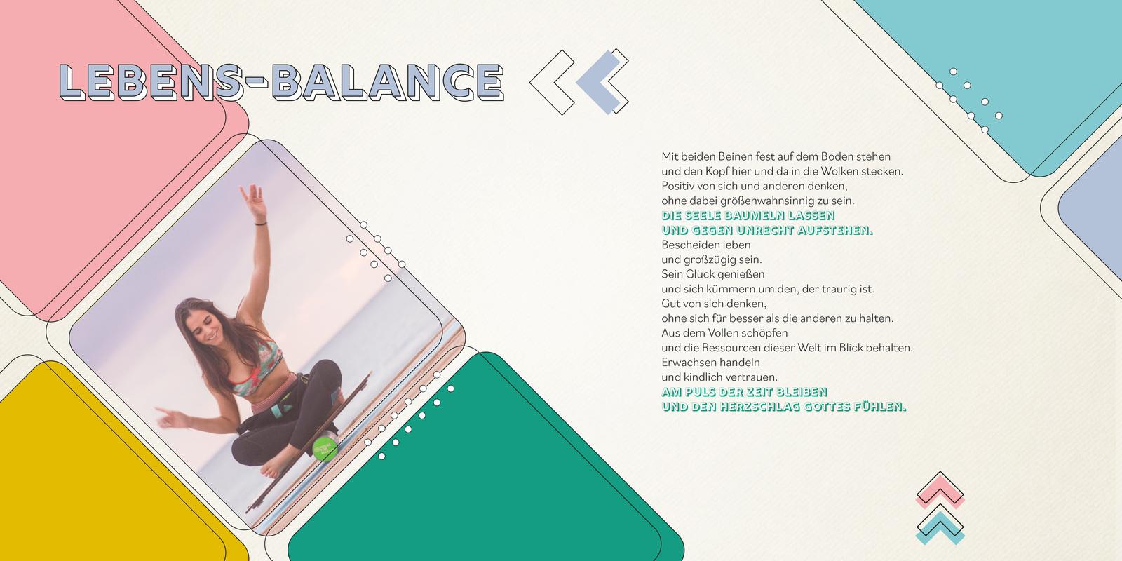 Beispielinhalt (Bild) Leb dein Leben! Für Mädchen