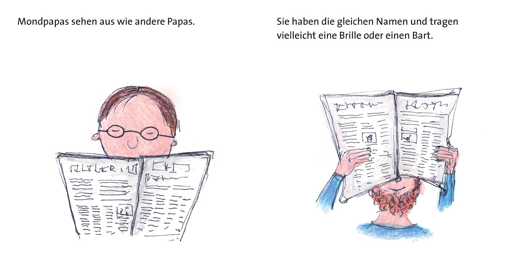 Beispielinhalt (Bild) Mondpapas
