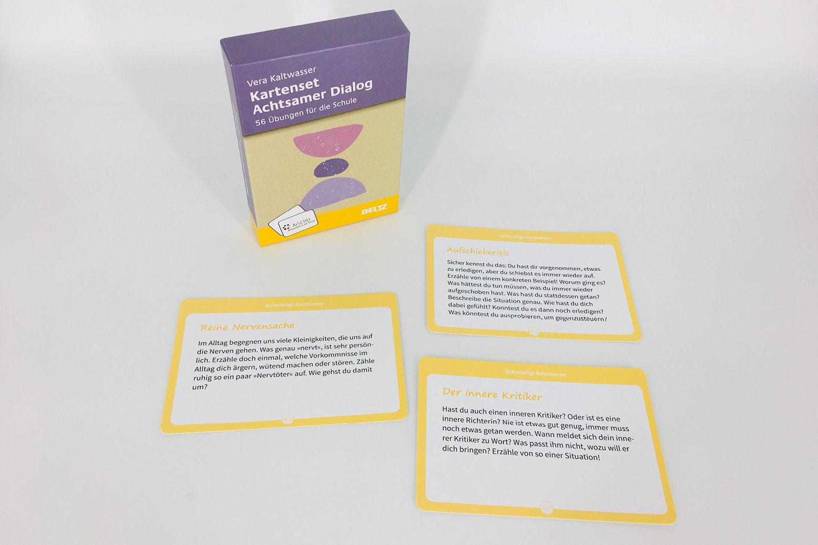 Beispielinhalt (Bild) Kartenset Achtsamer Dialog