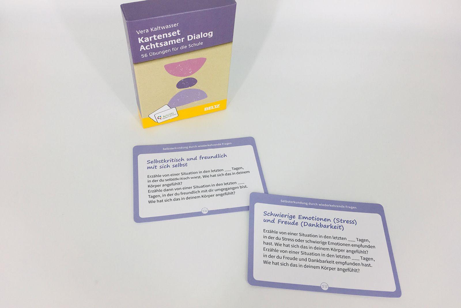 Beispielinhalt (Bild) Kartenset Achtsamer Dialog