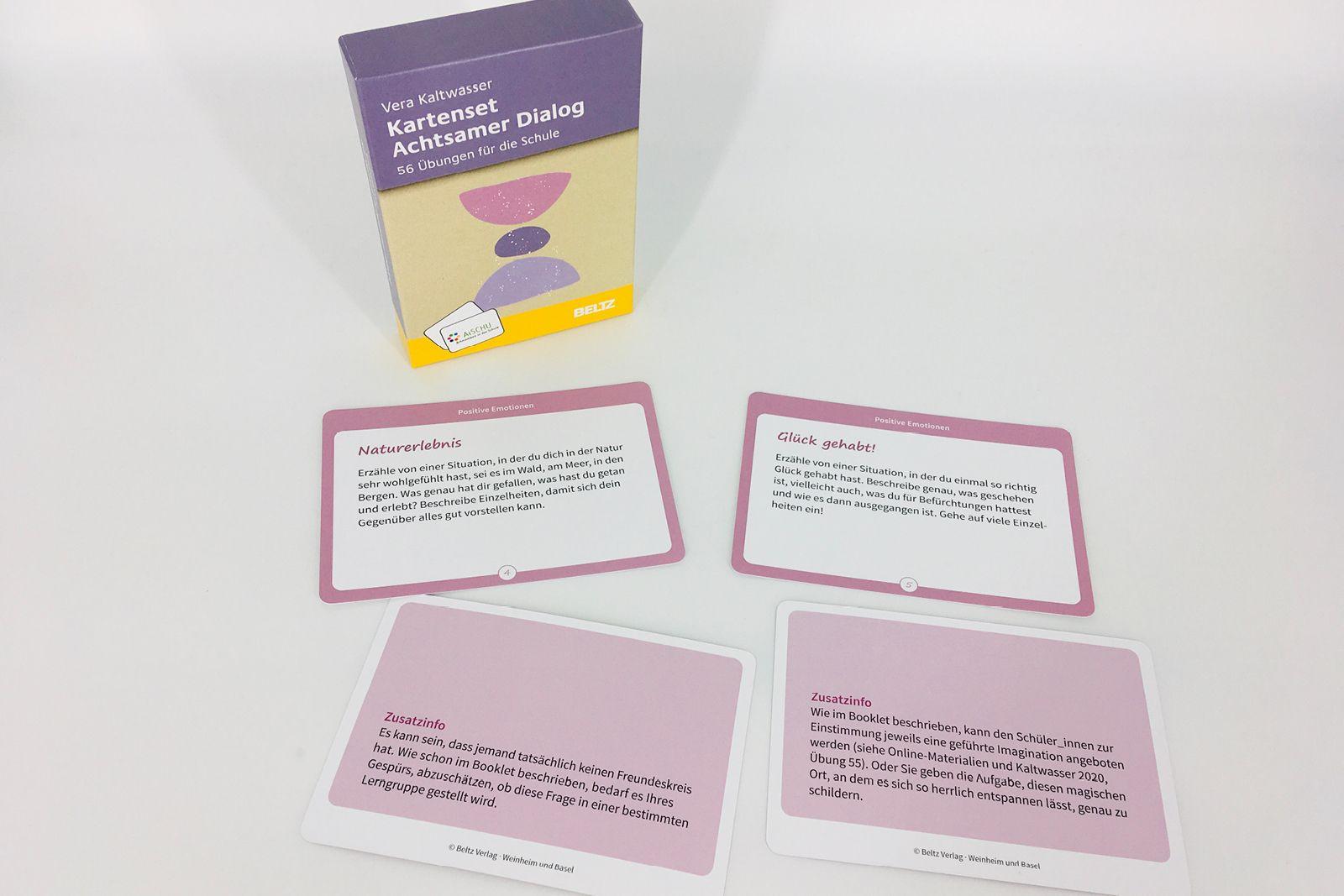 Beispielinhalt (Bild) Kartenset Achtsamer Dialog