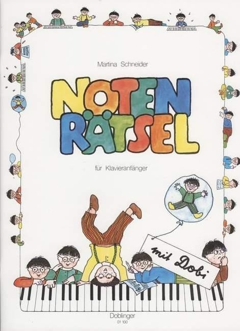 Vorderes Coverbild NOTENRÄTSEL für Klavieranfänger