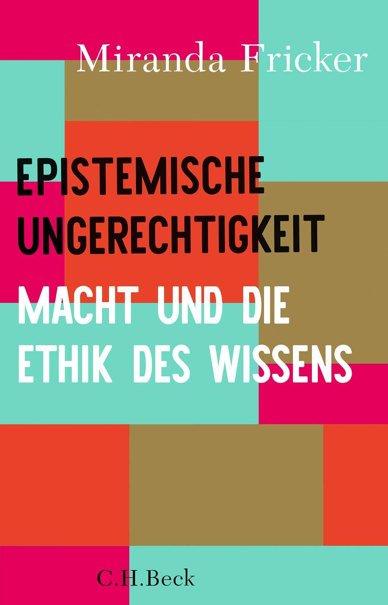 Vorderes Coverbild Epistemische Ungerechtigkeit