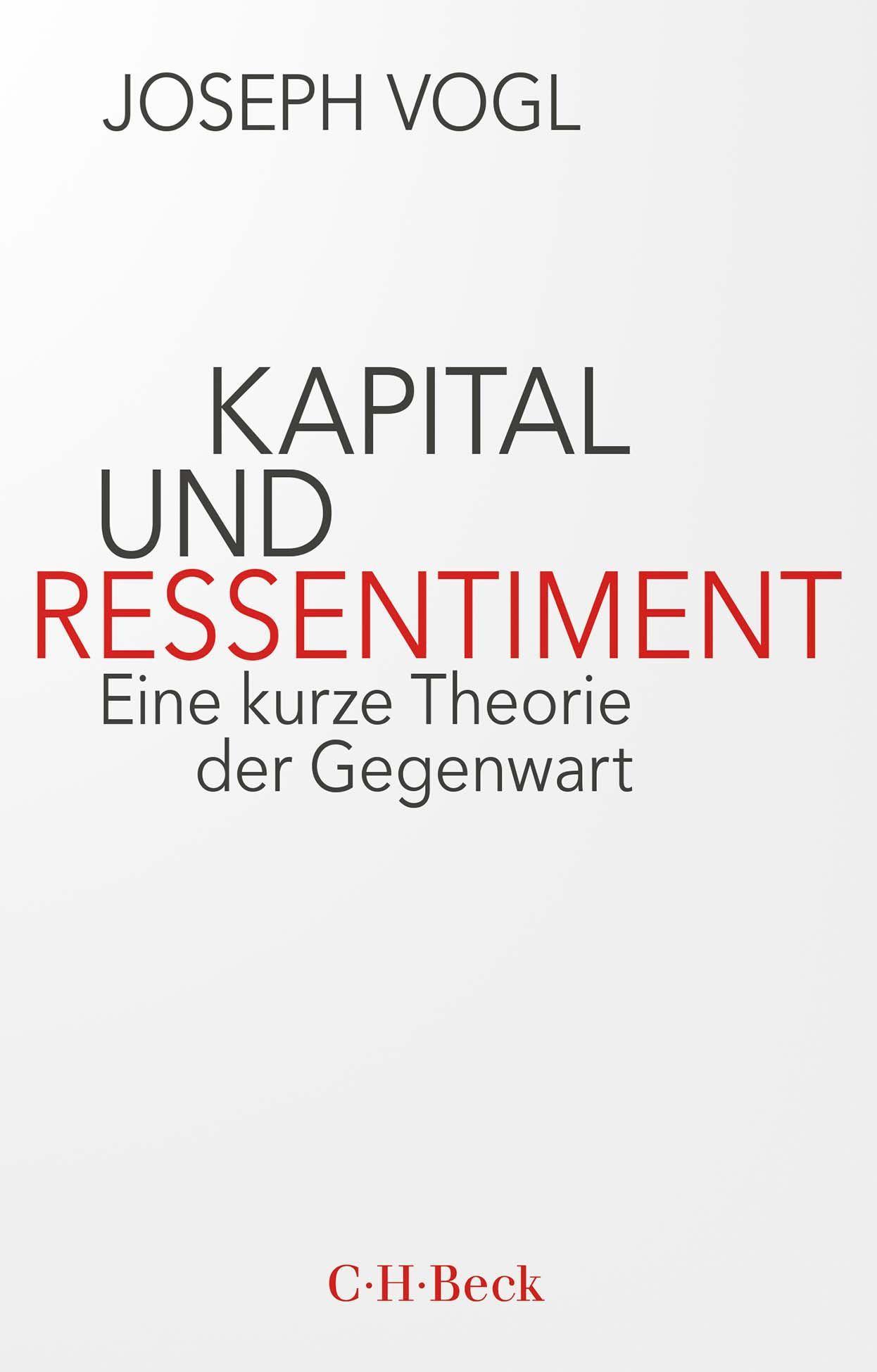 Vorderes Coverbild Kapital und Ressentiment