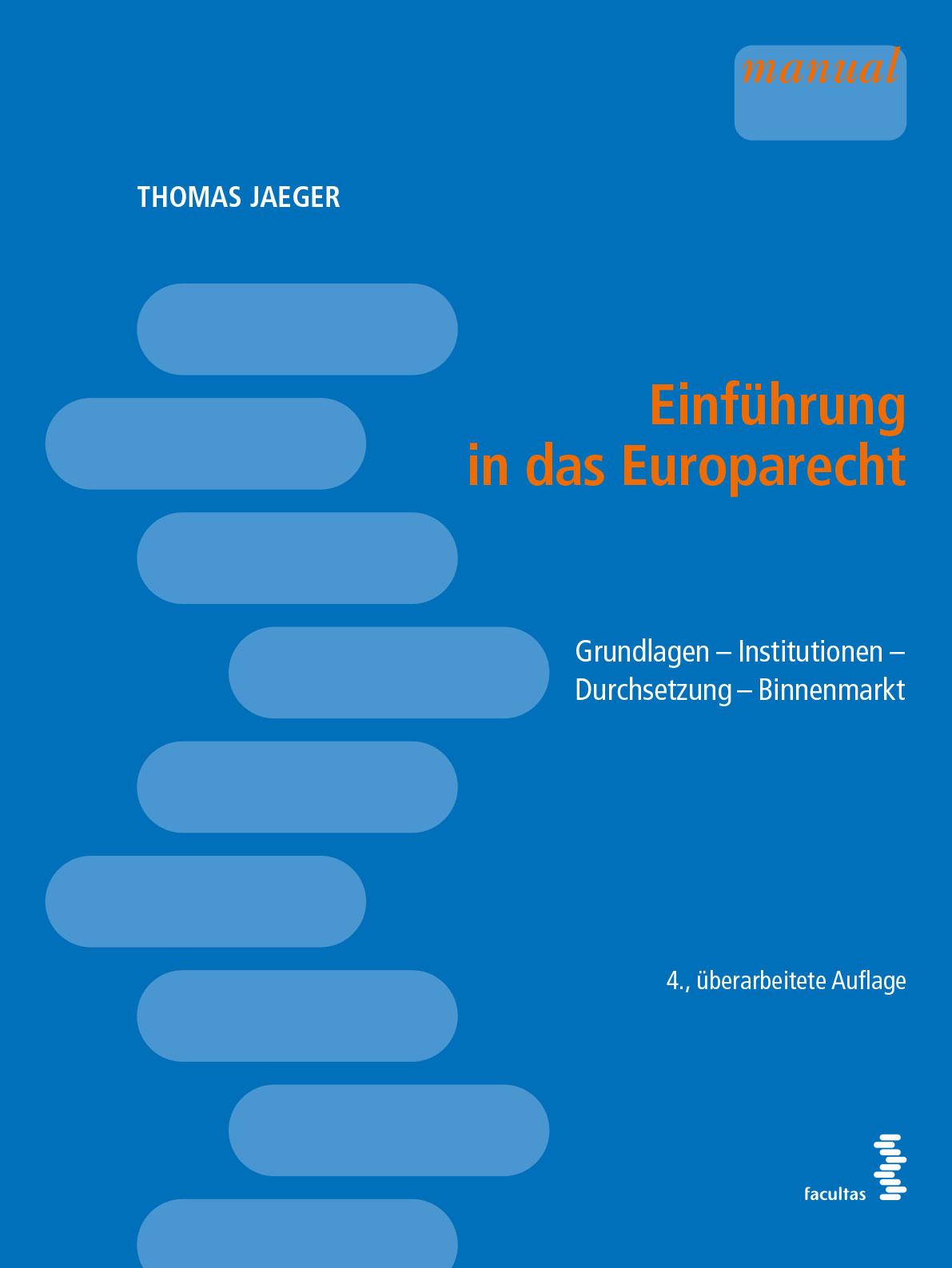 Vorderes Coverbild Einführung in das Europarecht