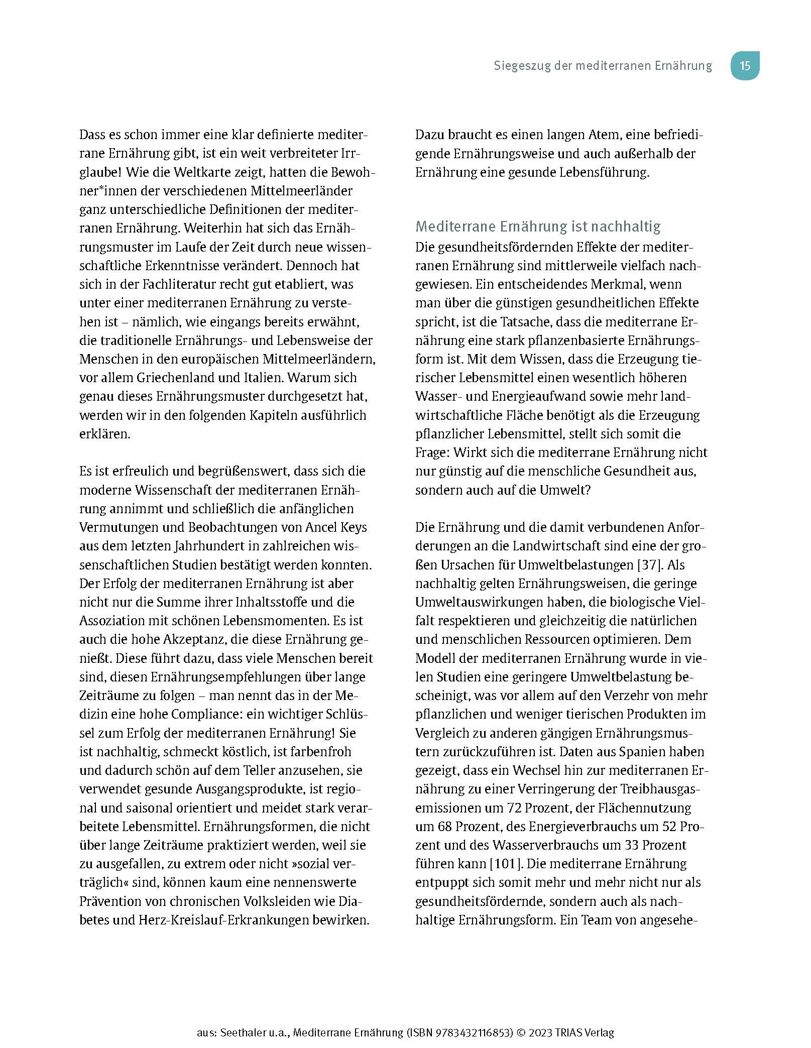 Beispielinhalt (Bild) Medical Cooking: Mediterrane Ernährung