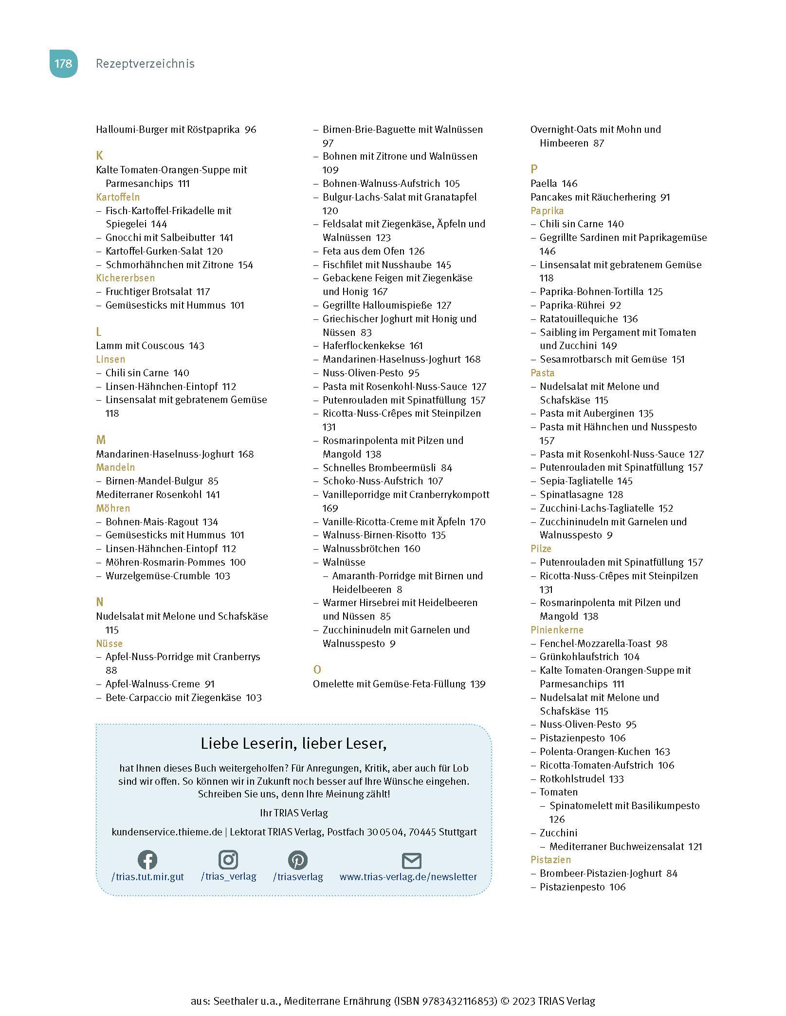 Beispielinhalt (Bild) Medical Cooking: Mediterrane Ernährung