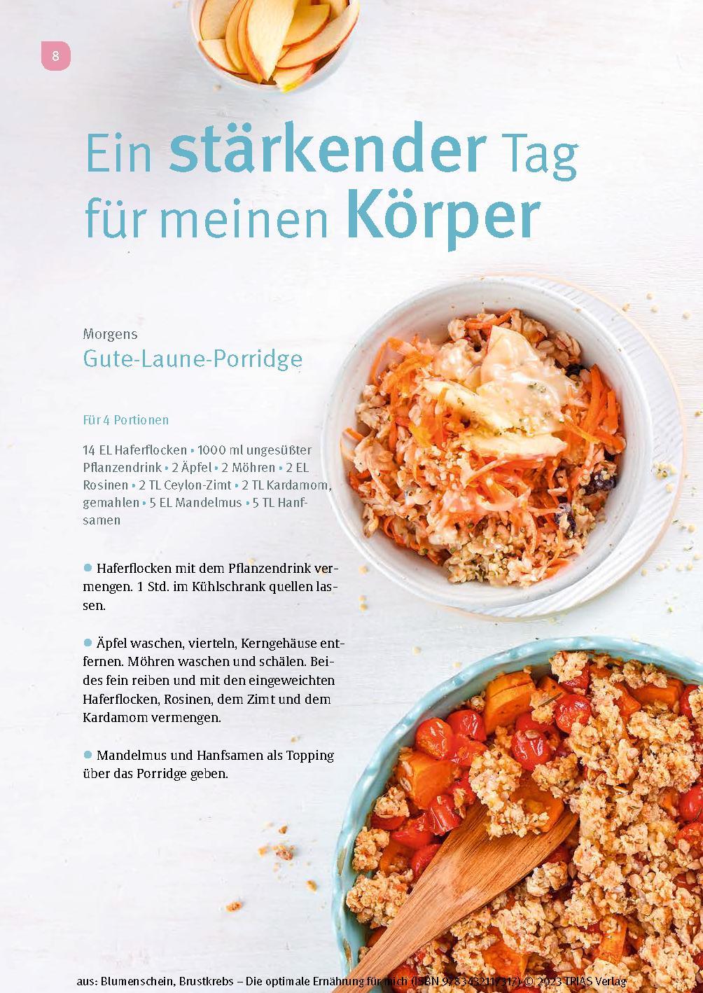 Beispielinhalt (Bild) Brustkrebs - Die optimale Ernährung für mich