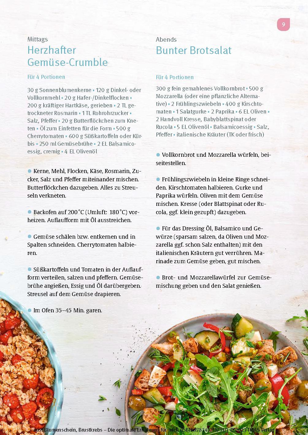 Beispielinhalt (Bild) Brustkrebs - Die optimale Ernährung für mich