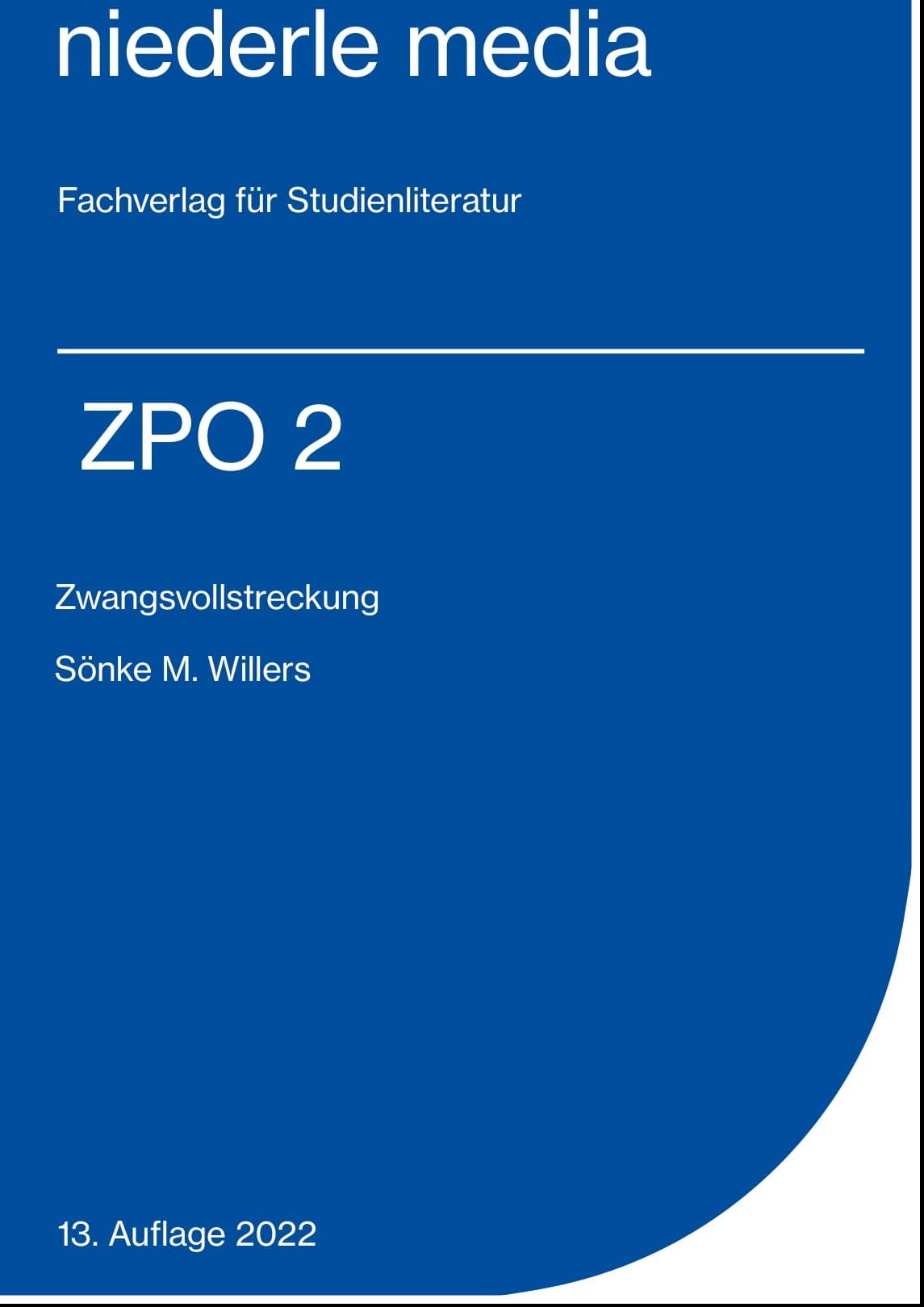 Vorderes Coverbild ZPO II. Zwangsvollstreckung