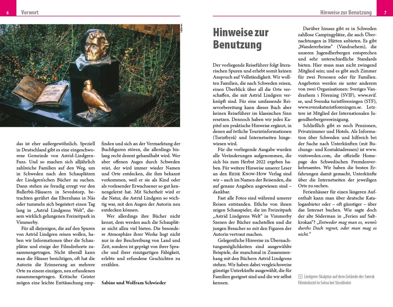 Beispielinhalt (Bild) Reise Know-How Astrid Lindgrens Schweden