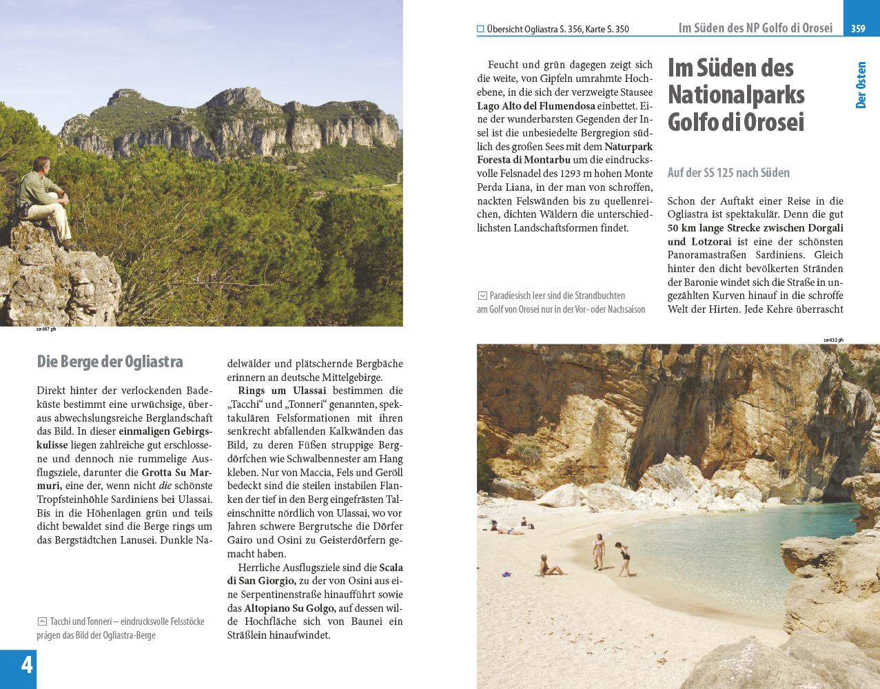 Beispielinhalt (Bild) Reise Know-How Reiseführer Sardinien