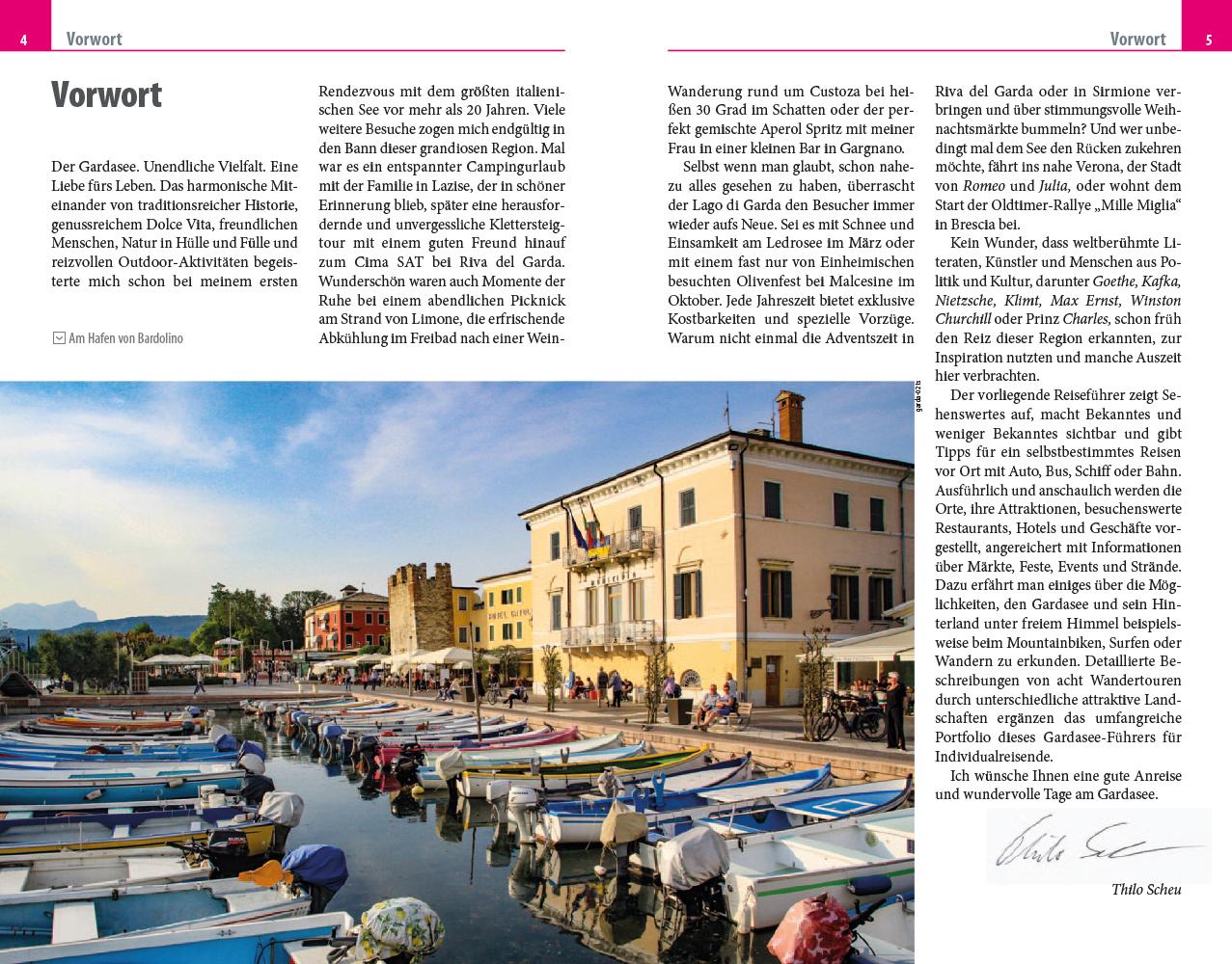 Beispielinhalt (Bild) Reise Know-How Reiseführer Gardasee mit Verona und Brescia - Mit vielen Wandertipps -