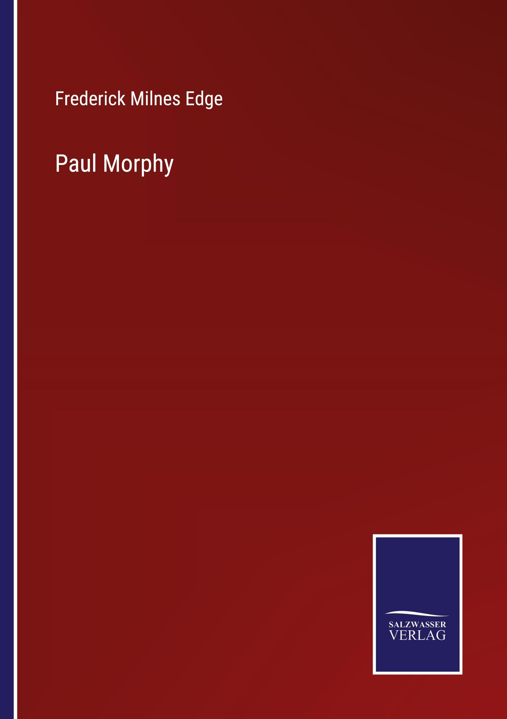 Vorderes Coverbild Paul Morphy