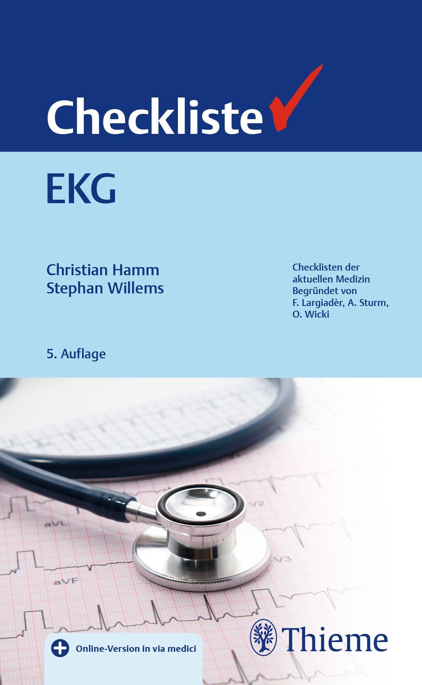 Vorderes Coverbild Checkliste EKG