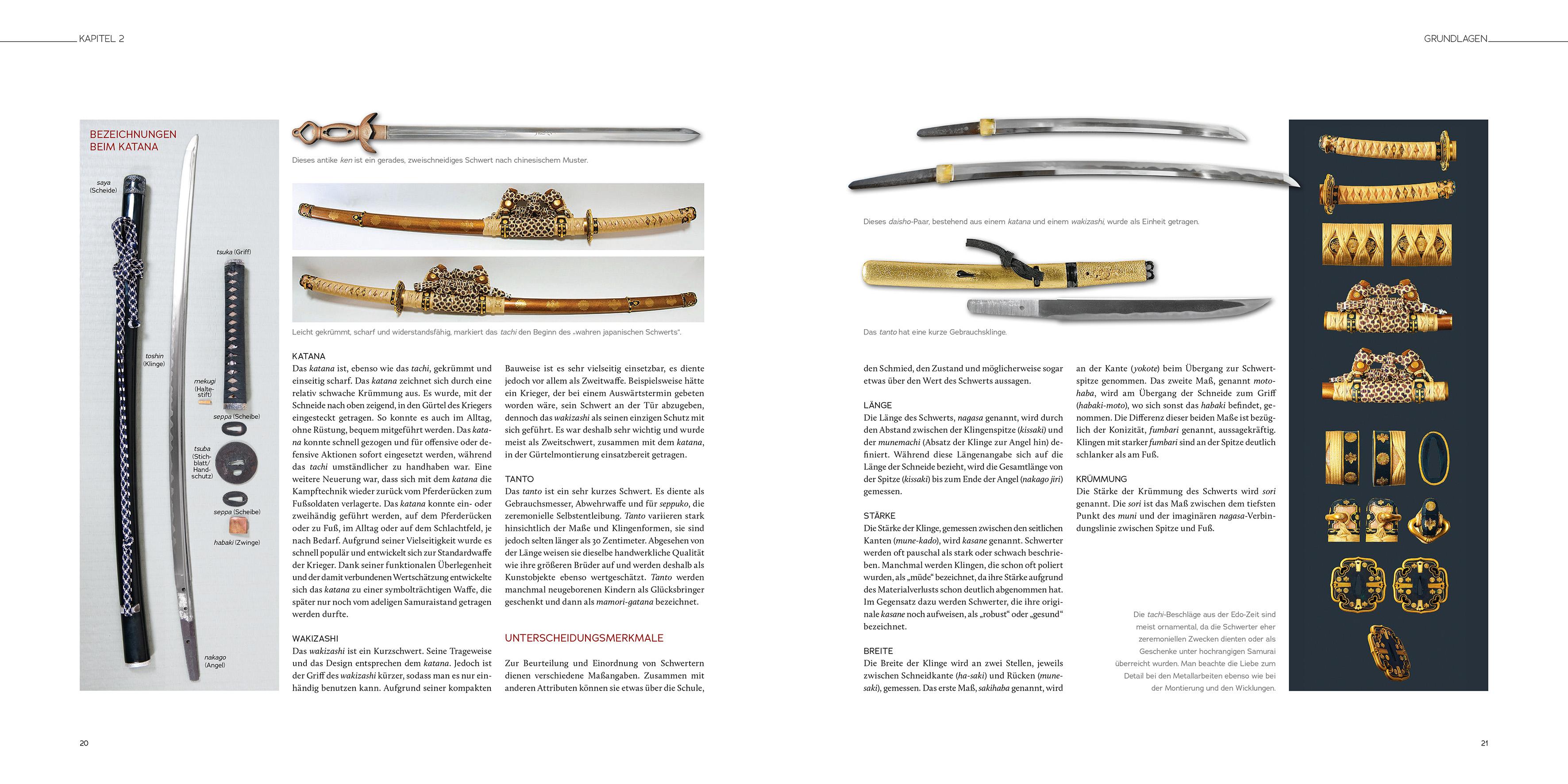 Beispielinhalt (Bild) Das japanische Schwert
