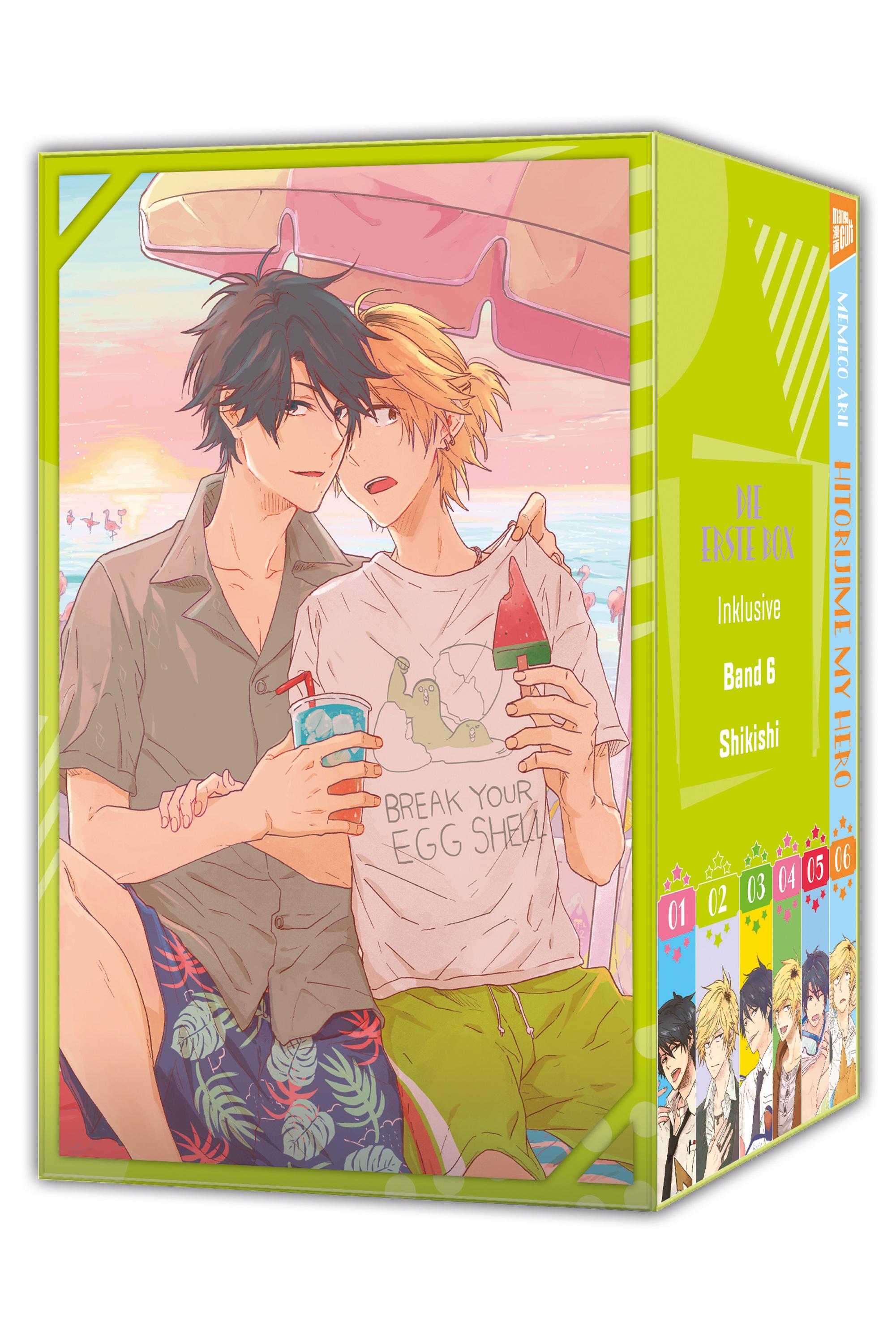 Vorderes Coverbild Hitorijime my Hero 6 mit Sammelschuber