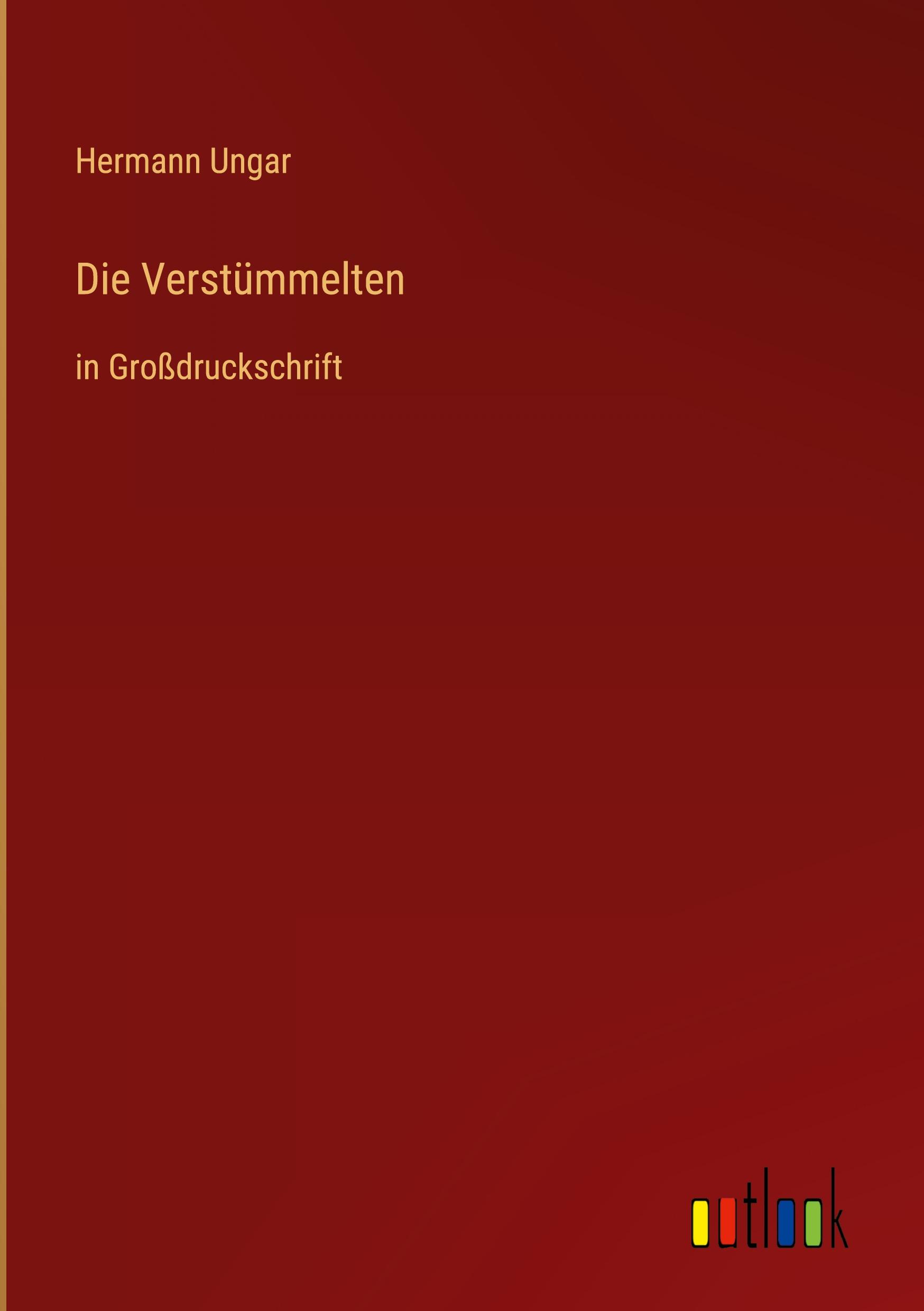 Vorderes Coverbild Die Verstümmelten
