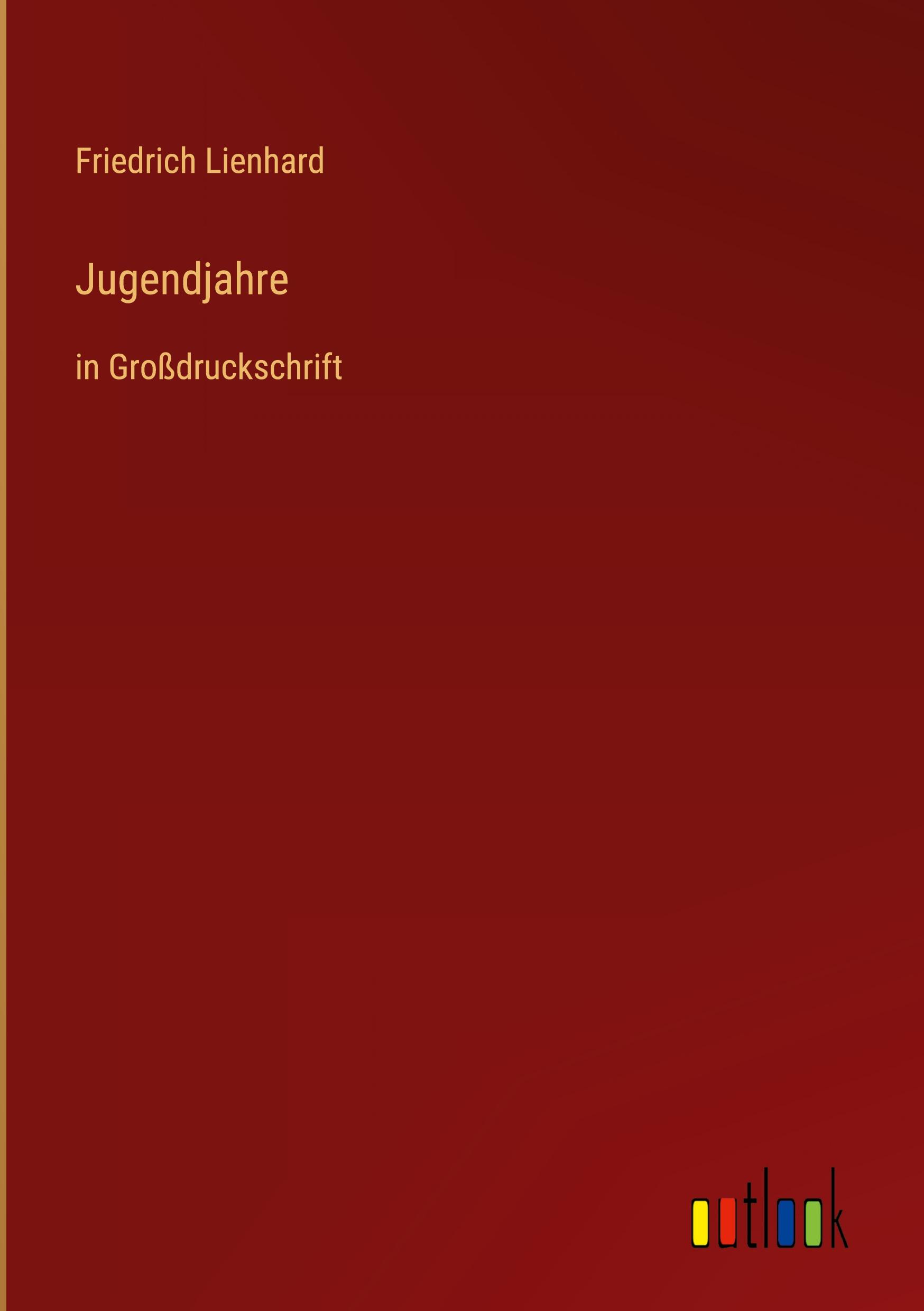 Vorderes Coverbild Jugendjahre