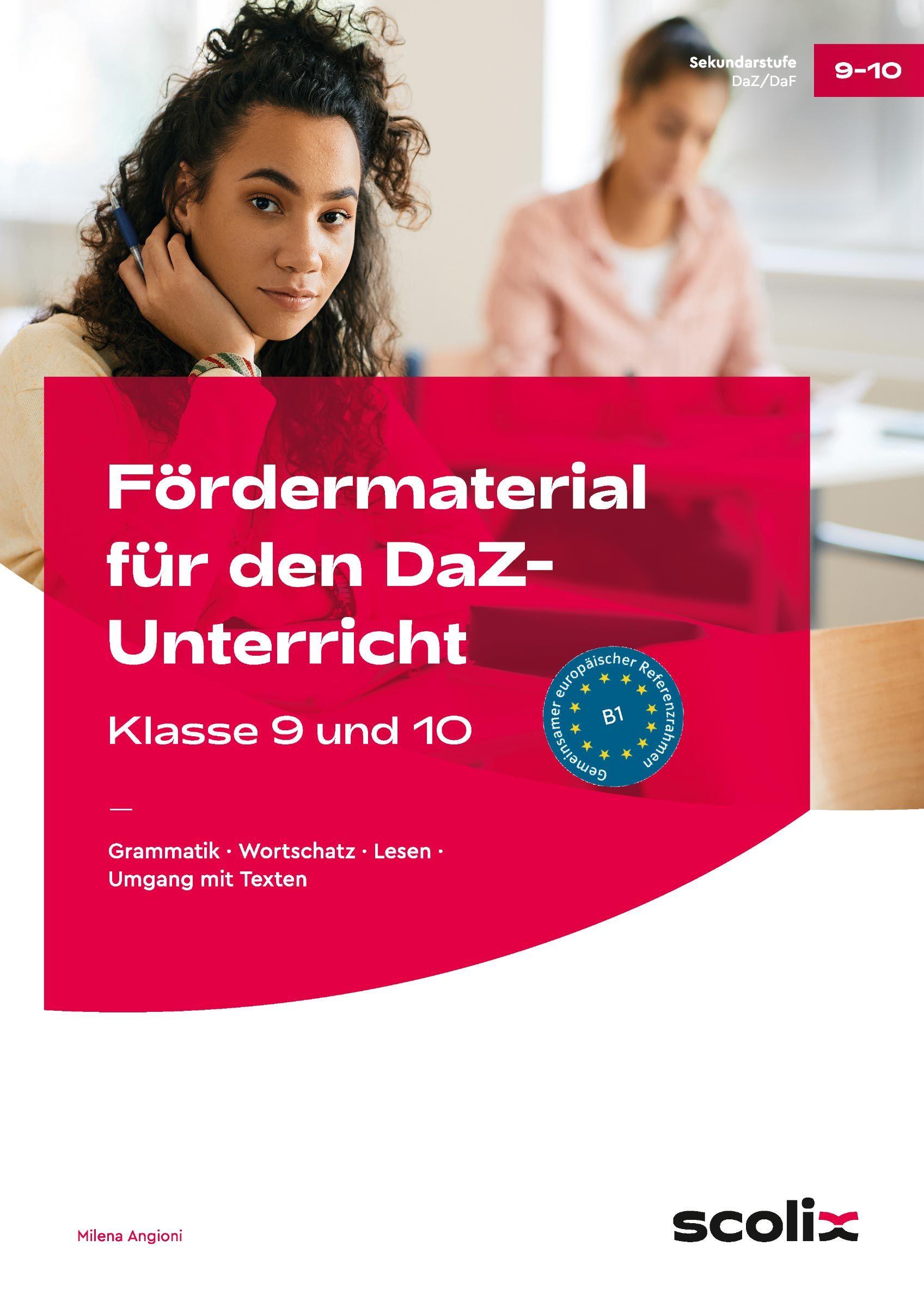 Vorderes Coverbild Fördermaterial für den DaZ-Unterricht: Klasse 9-10