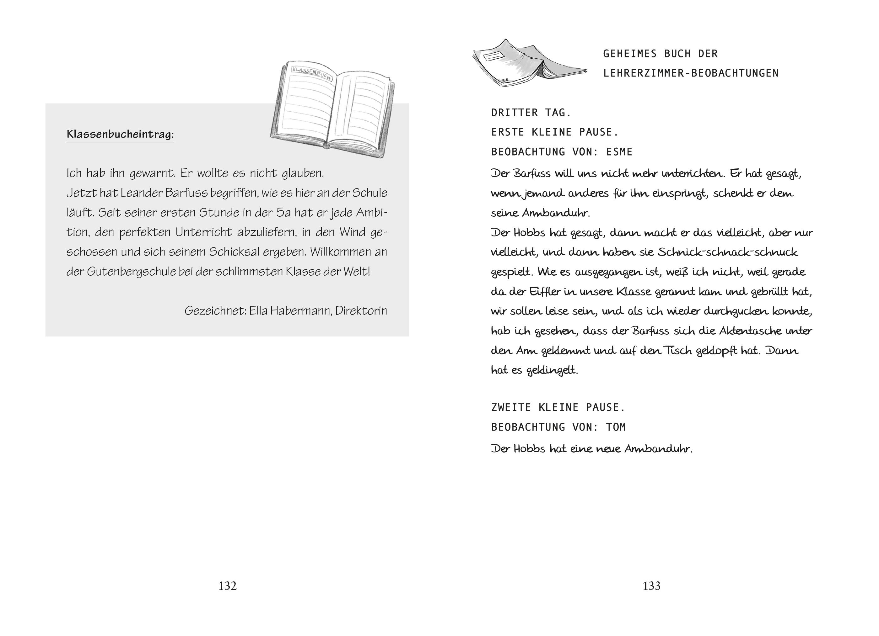 Beispielinhalt (Bild) Die schlimmste Klasse der Welt (Band 2) - Rette sich, wer kann!