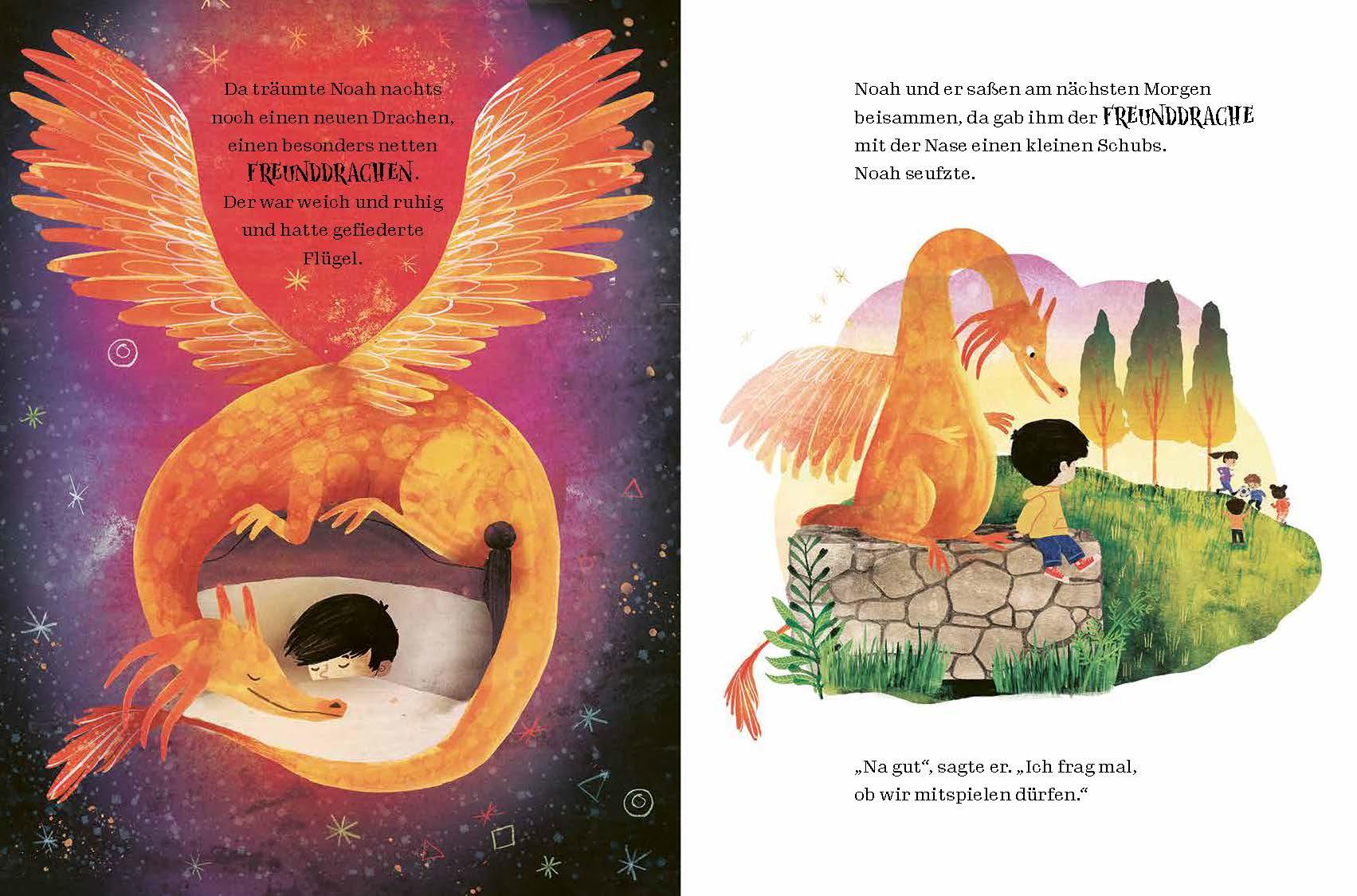 Beispielinhalt (Bild) Noah und die Traumdrachen