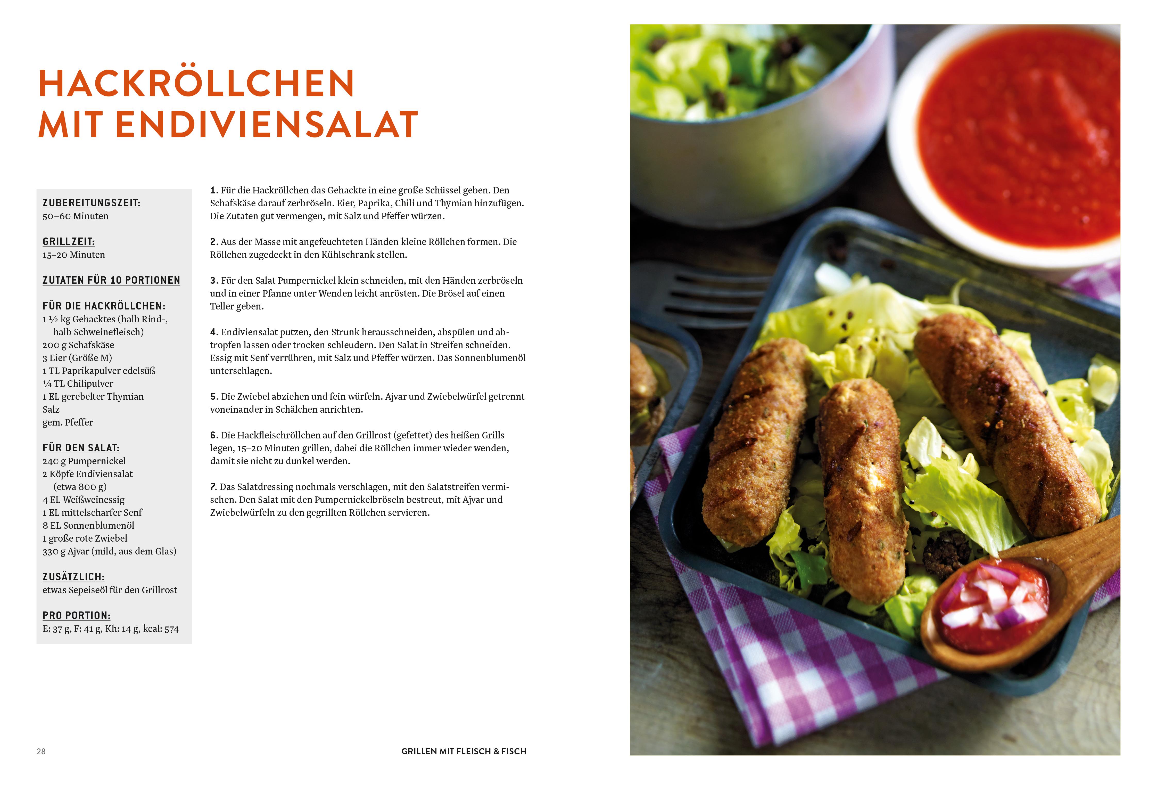 Beispielinhalt (Bild) Einfach lecker grillen