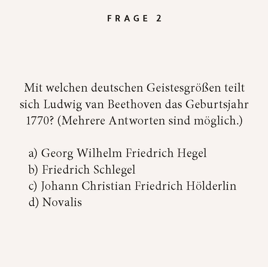 Beispielinhalt (Bild) Beethoven-Quiz