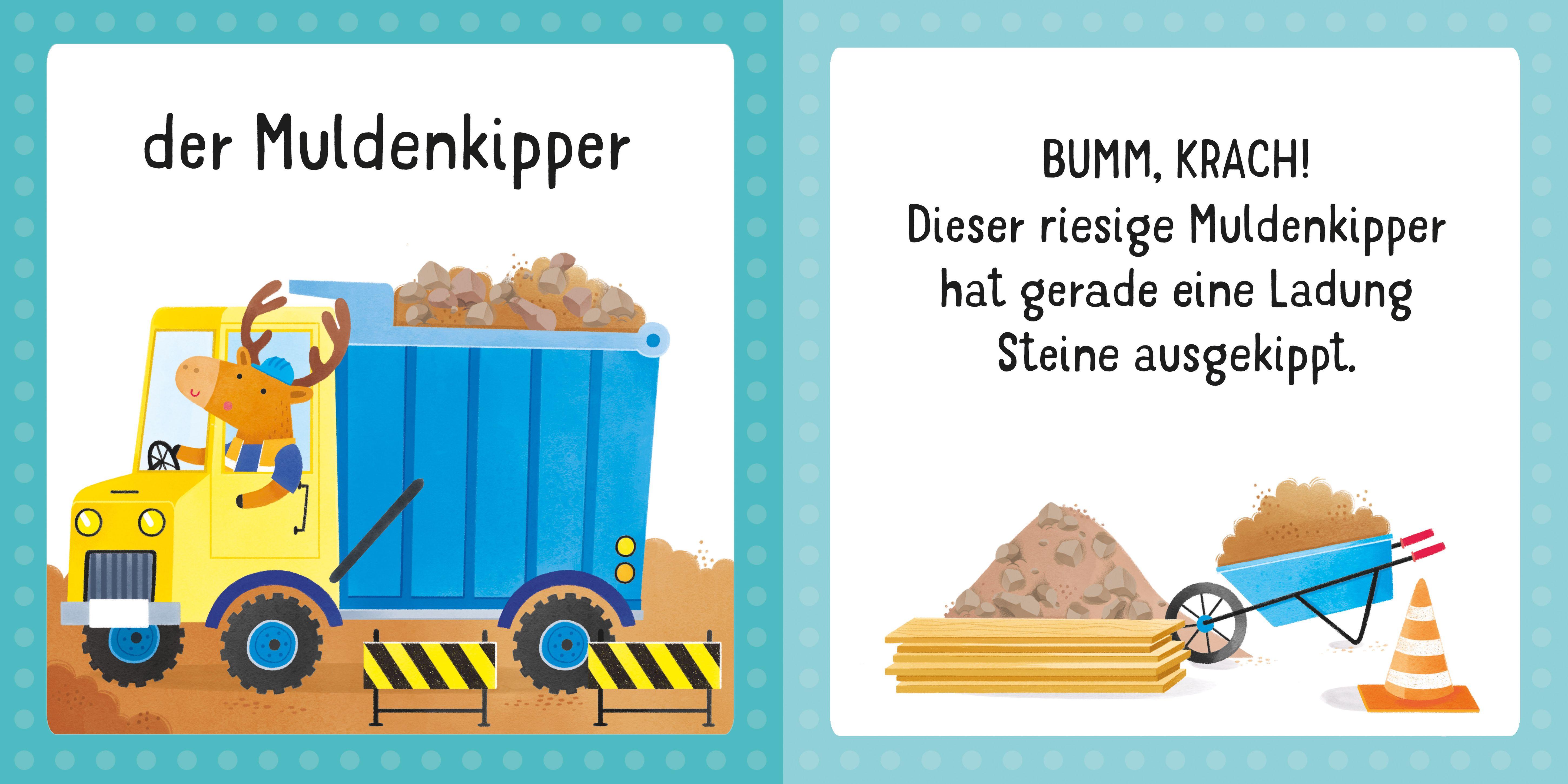 Beispielinhalt (Bild) Allererstes Puzzle & Buch: Fahrzeuge