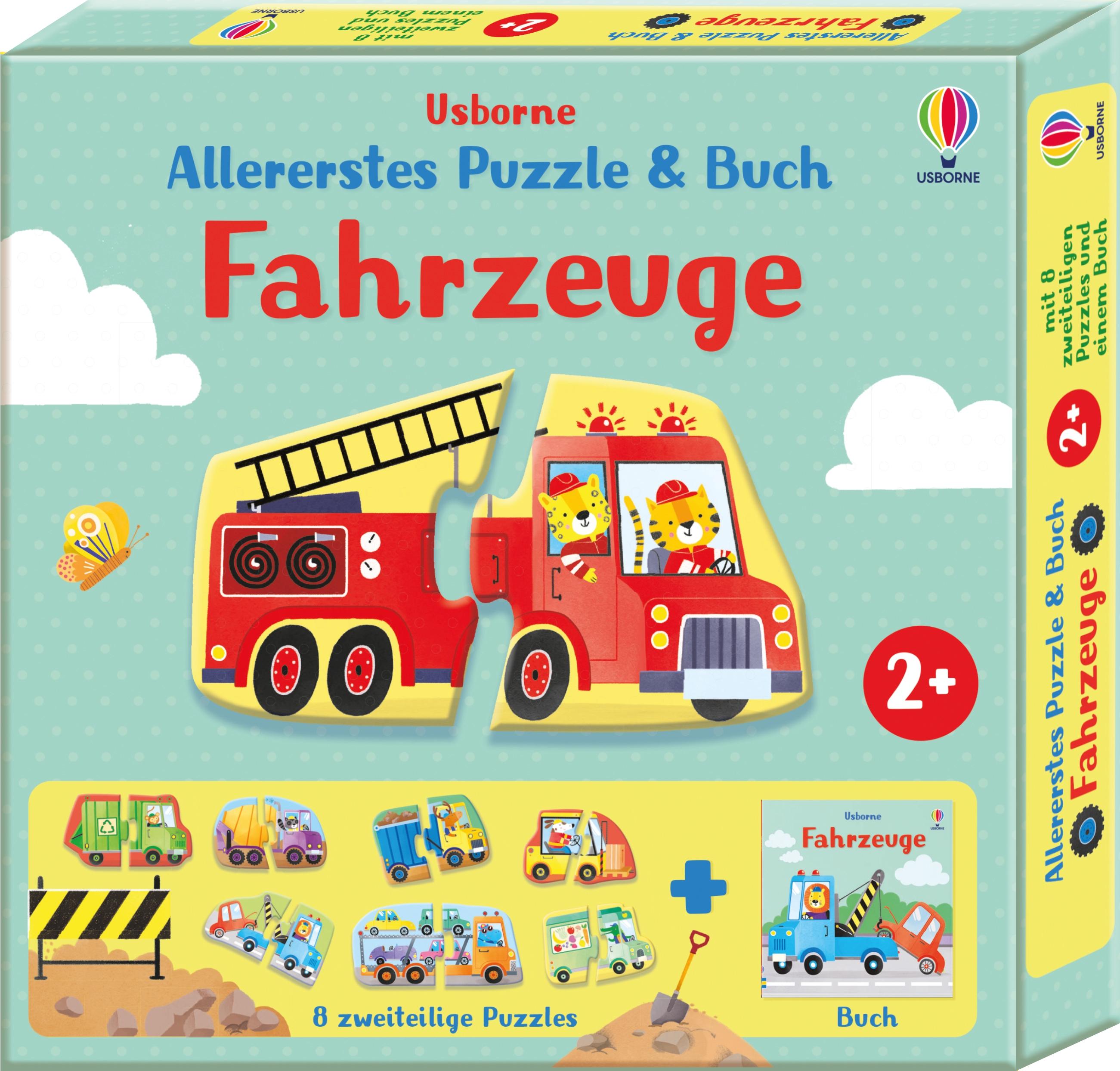 Vorderes Coverbild Allererstes Puzzle & Buch: Fahrzeuge