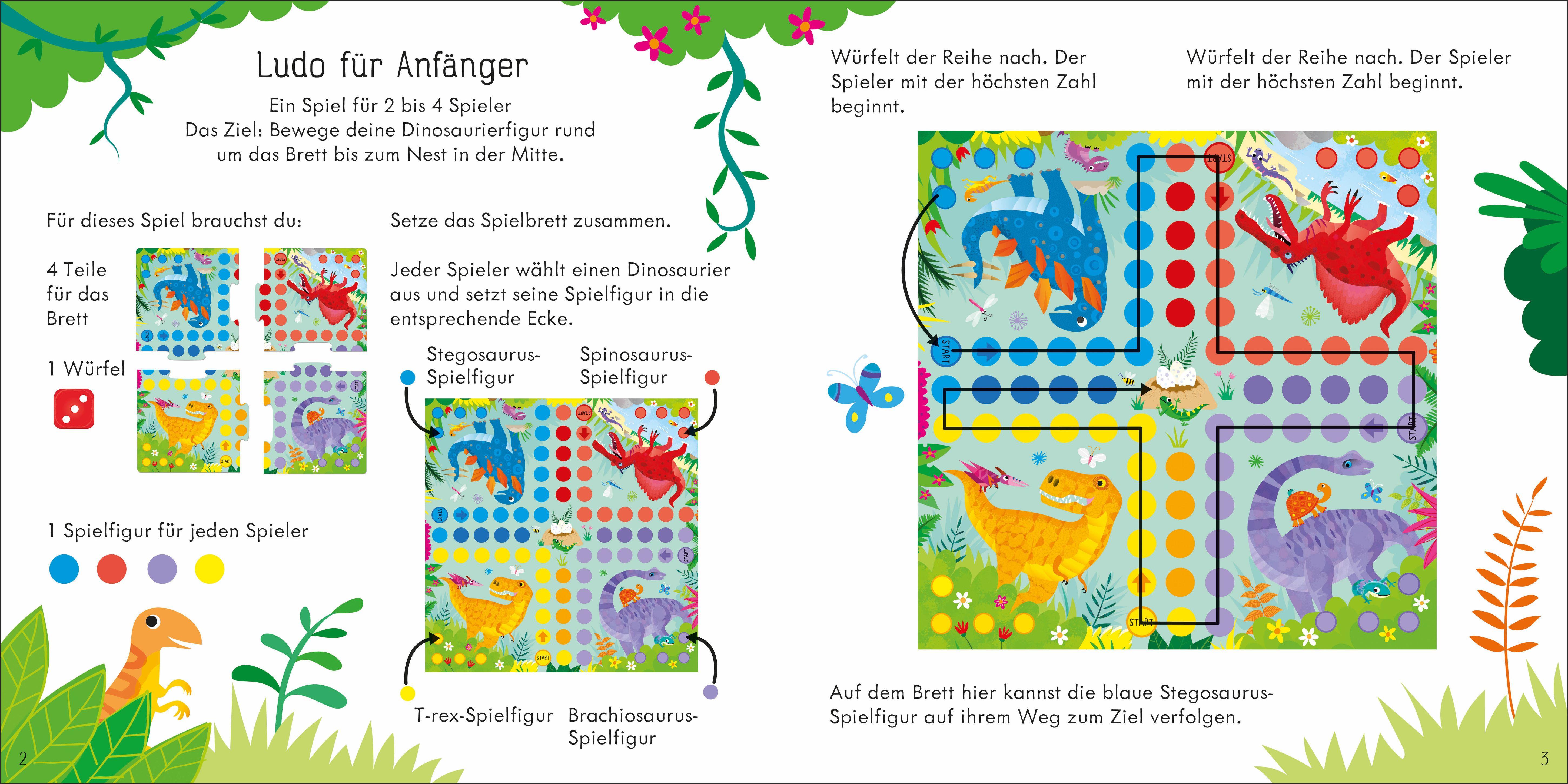 Beispielinhalt (Bild) LUDO - Bring die Dinos nach Hause!