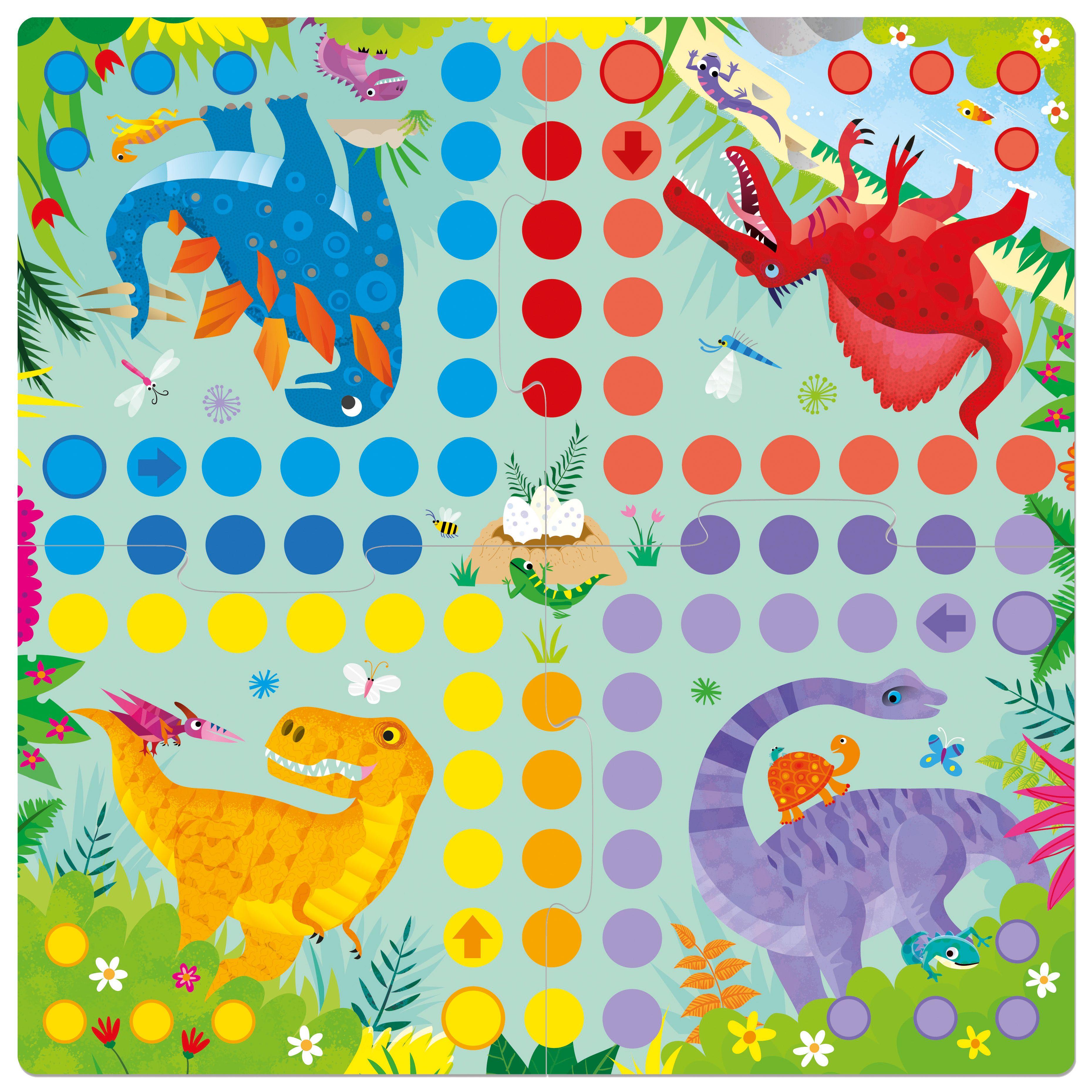 Beispielinhalt (Bild) LUDO - Bring die Dinos nach Hause!