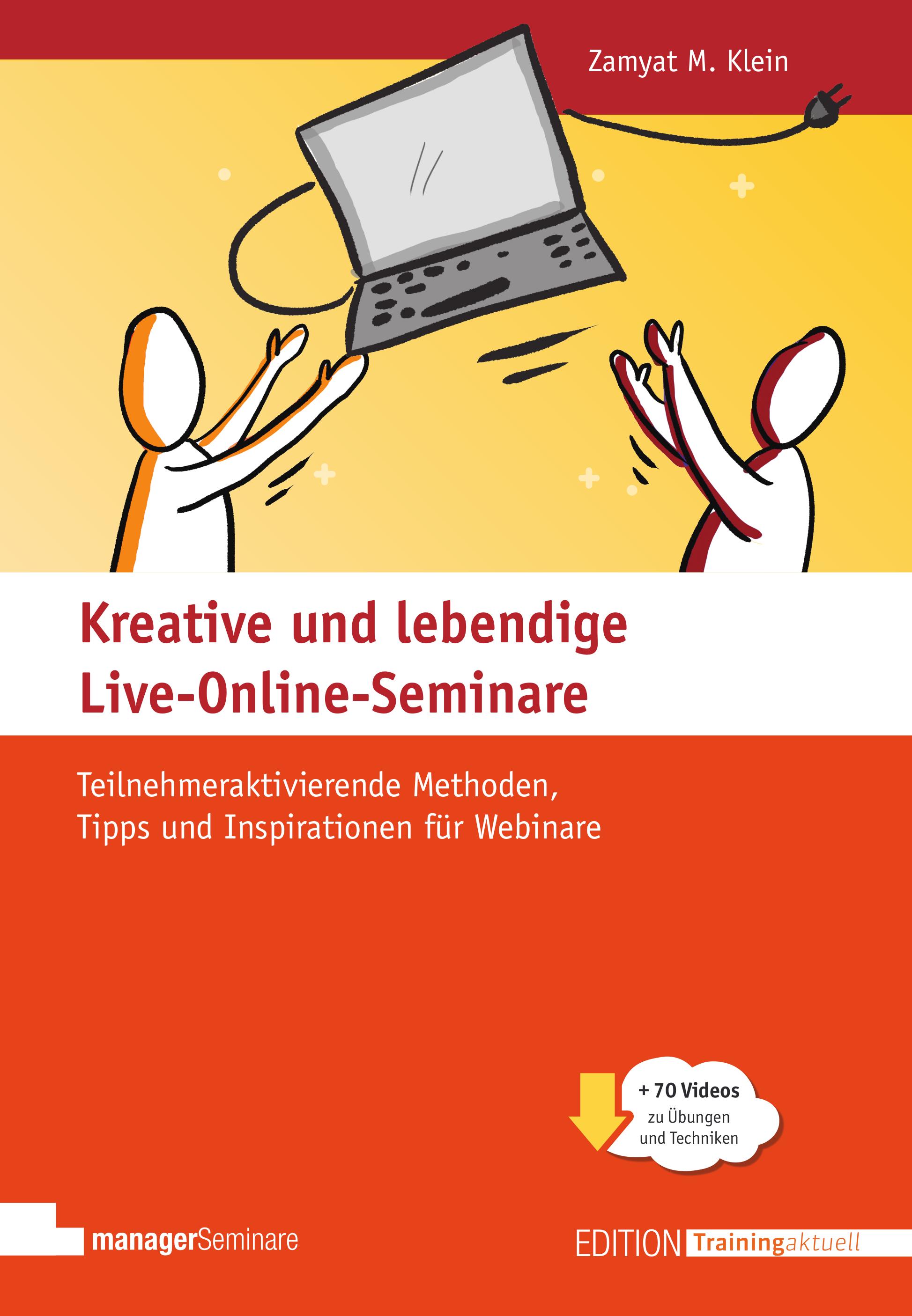 Vorderes Coverbild Kreative und lebendige Live-Online-Seminare