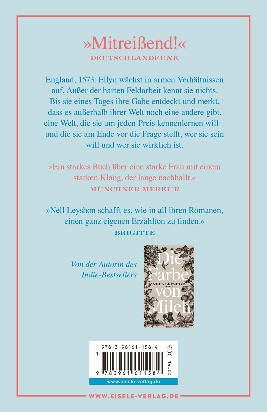 Rückseitencover Ich, Ellyn